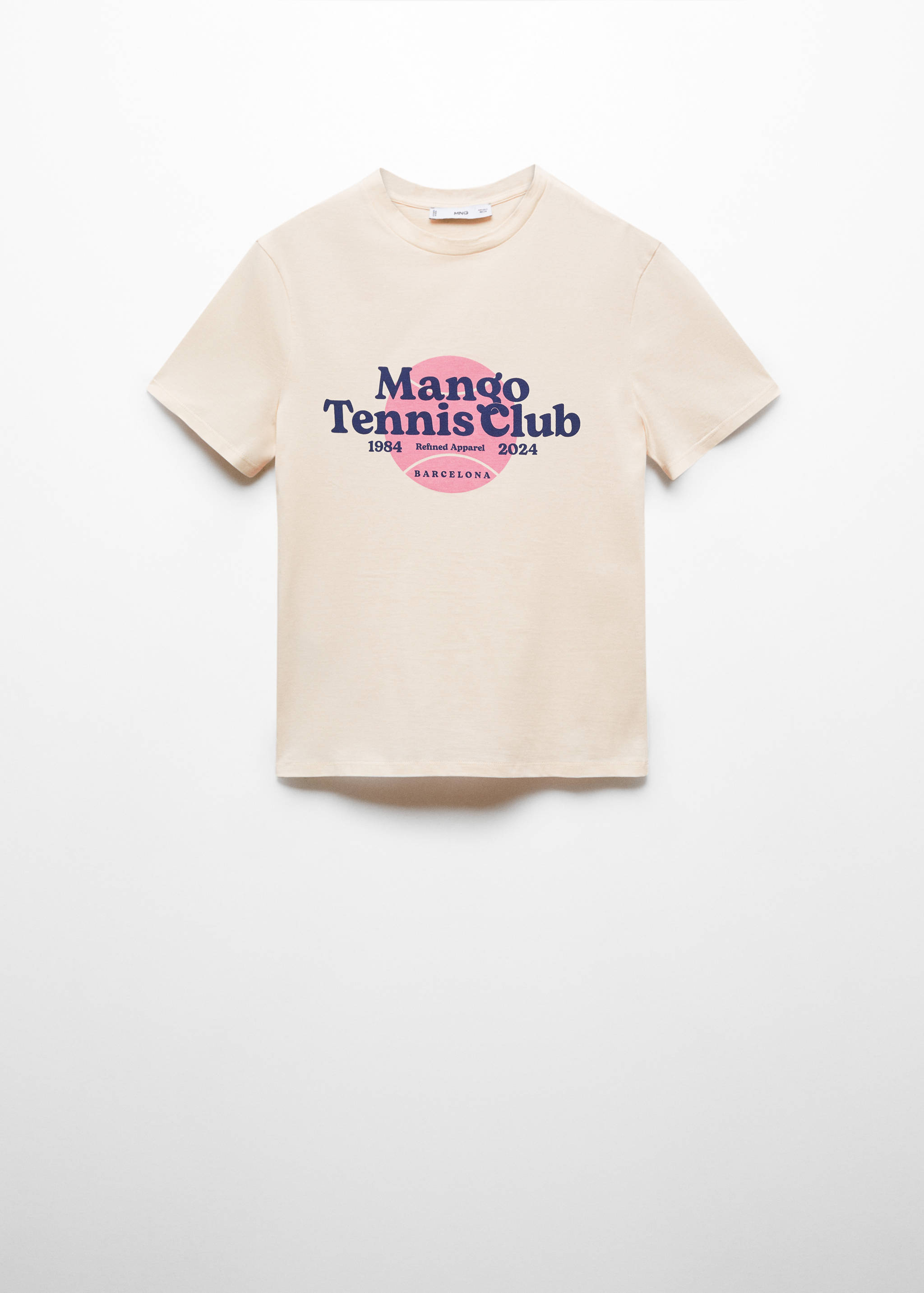 T-shirt 100 % coton message imprimé - Article sans modèle