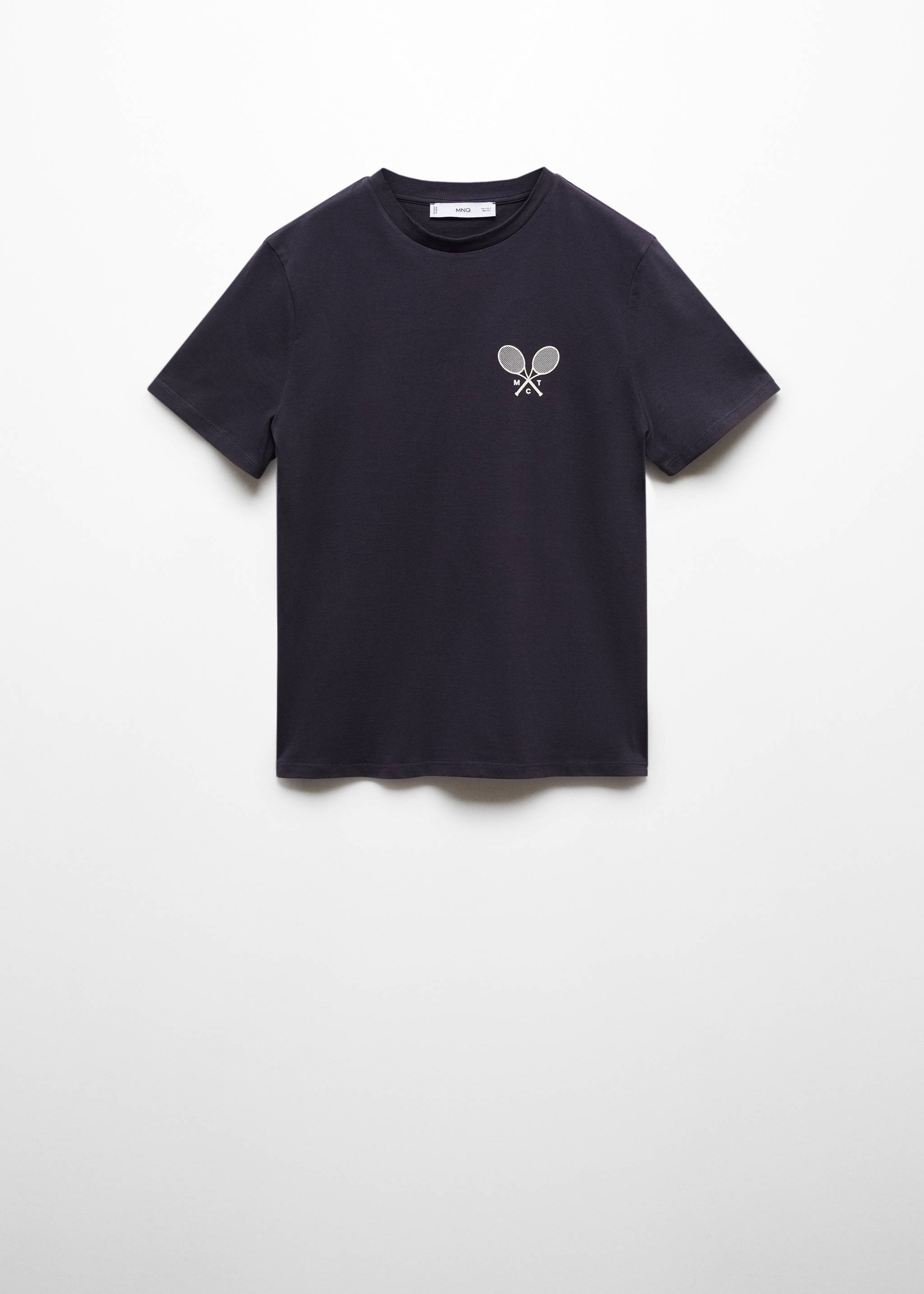 T-shirt 100 % coton message imprimé - Article sans modèle