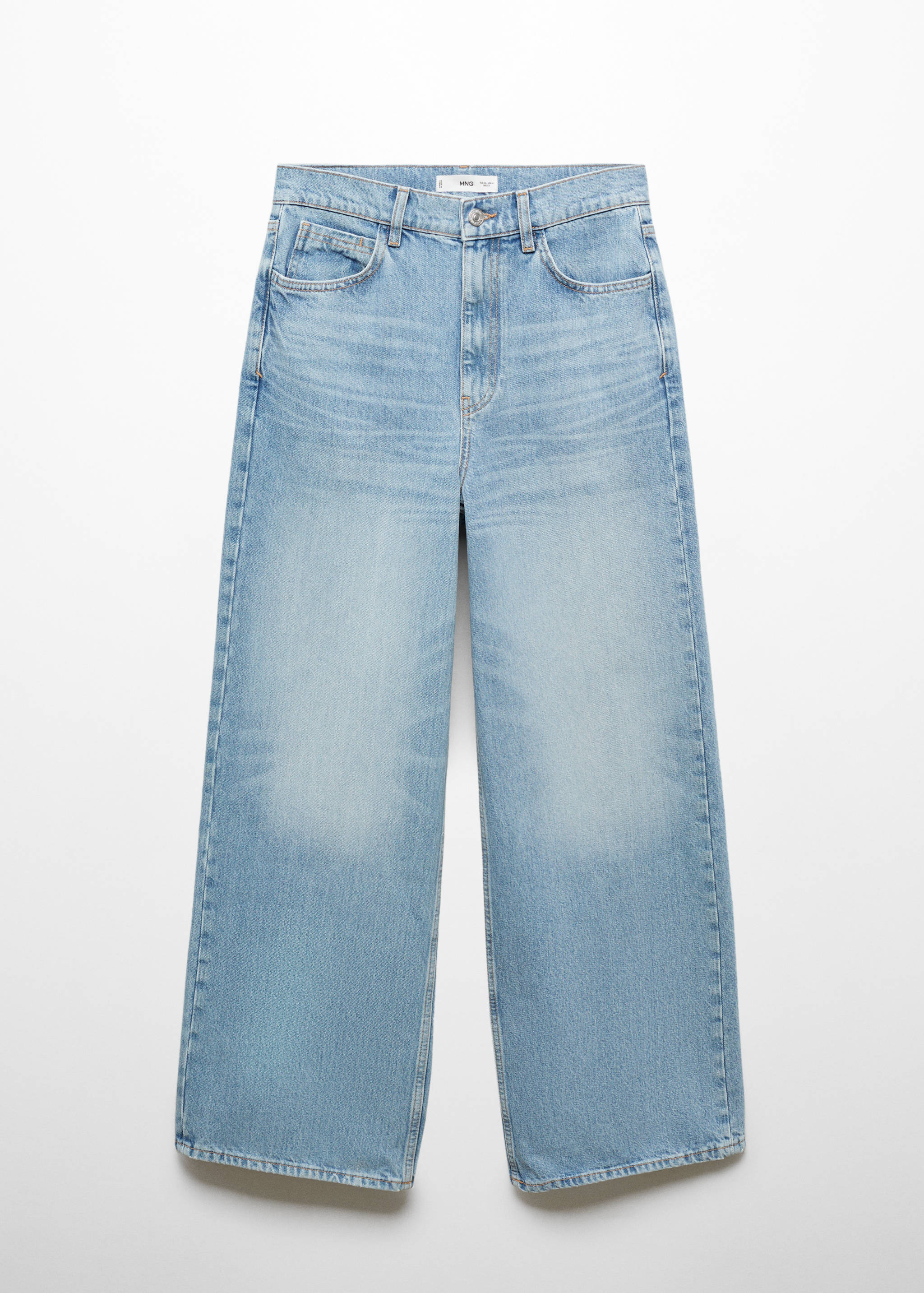 Low-rise loose-fit wide leg jeans - Article without model