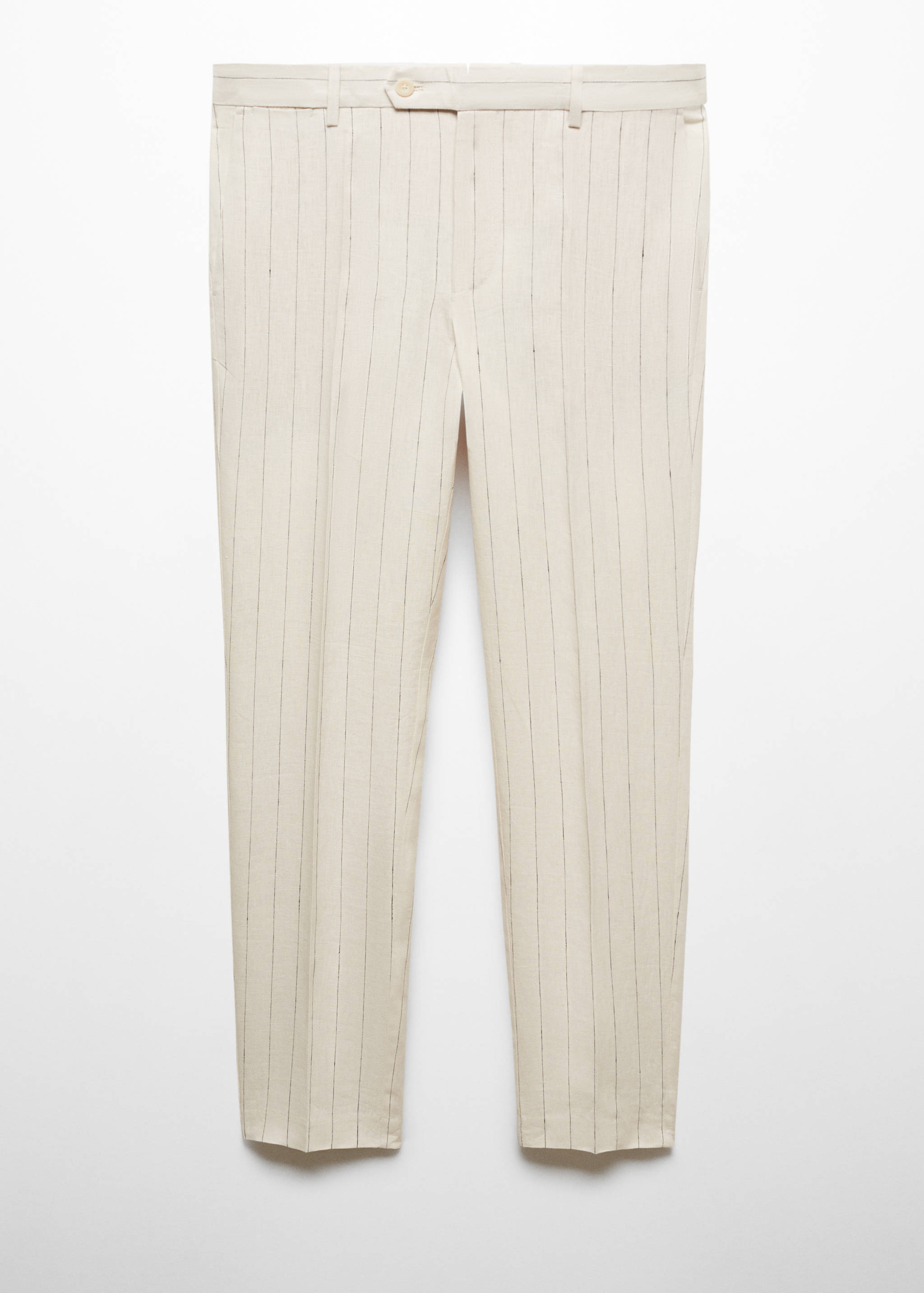 Pantalon slim-fit fines rayures - Article sans modèle