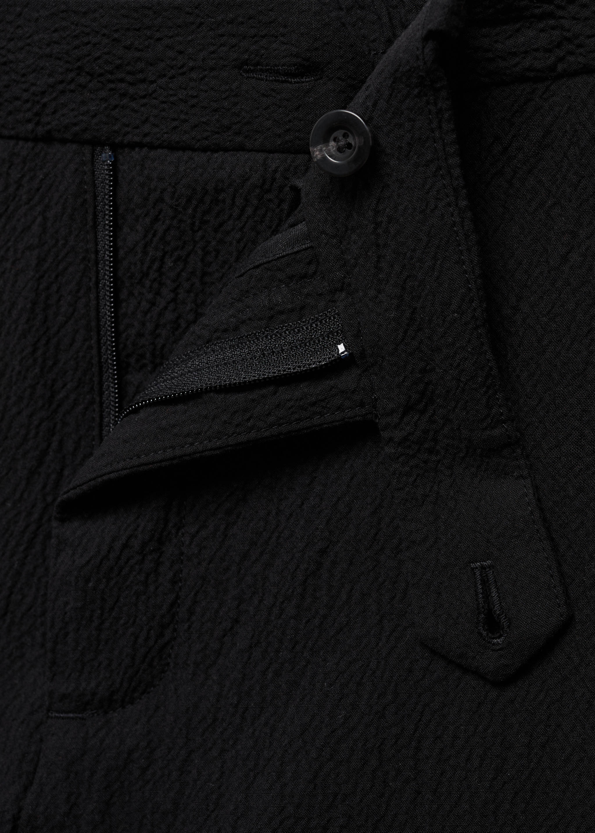 Seersucker cotton pants - Details of the article 8