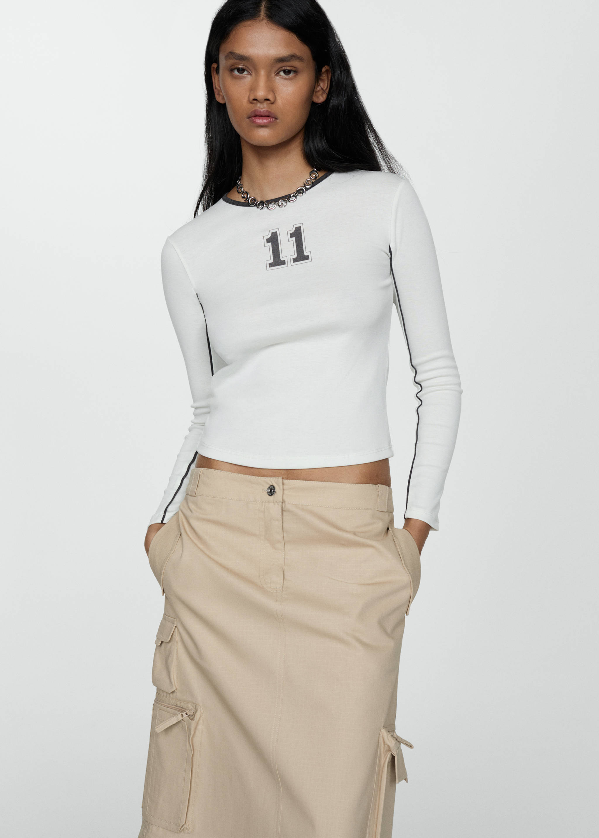 Falda parachute bolsillos cargo - Detalle del artículo 1