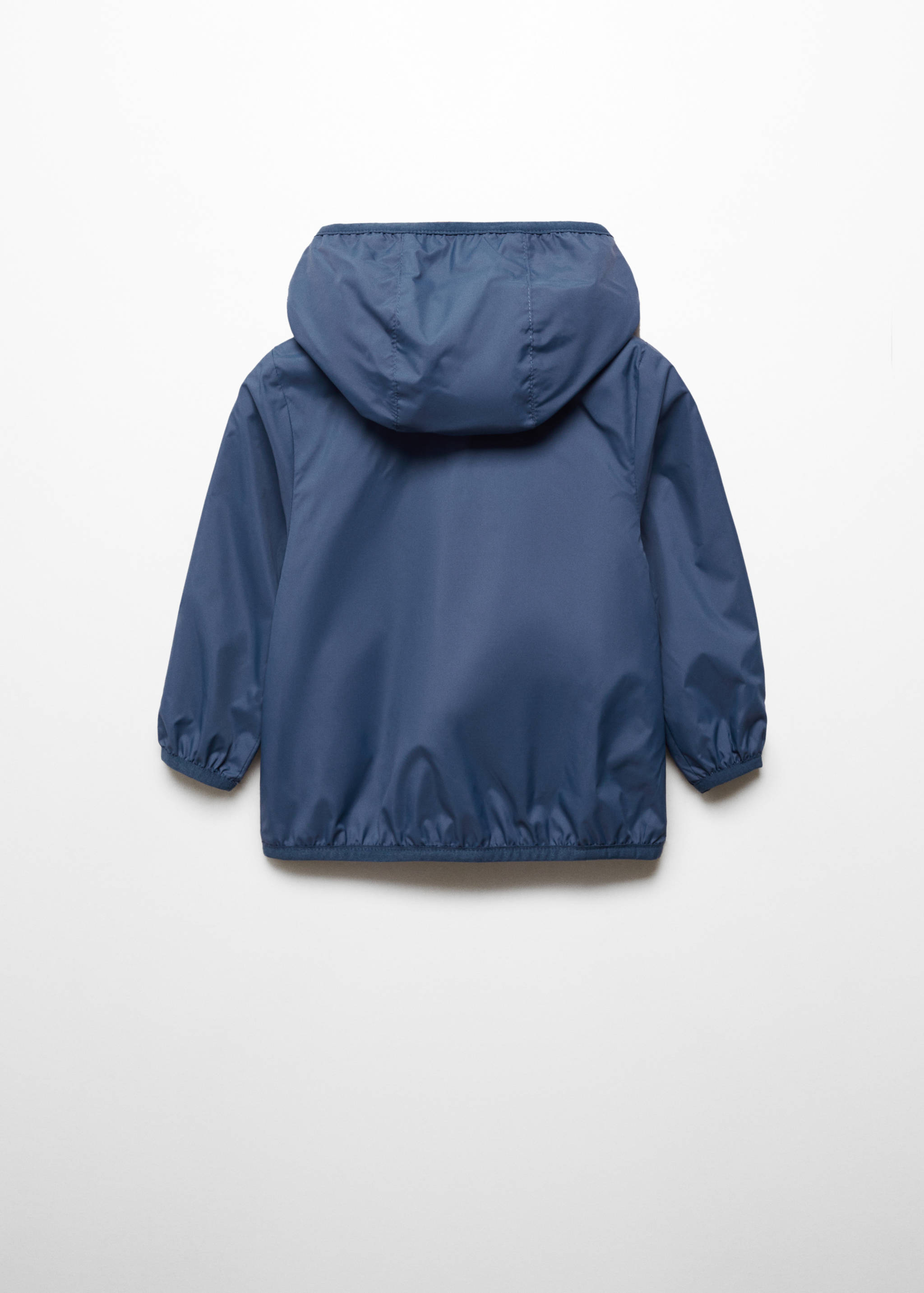 Raincoat hooded jacket - Reverse of the article