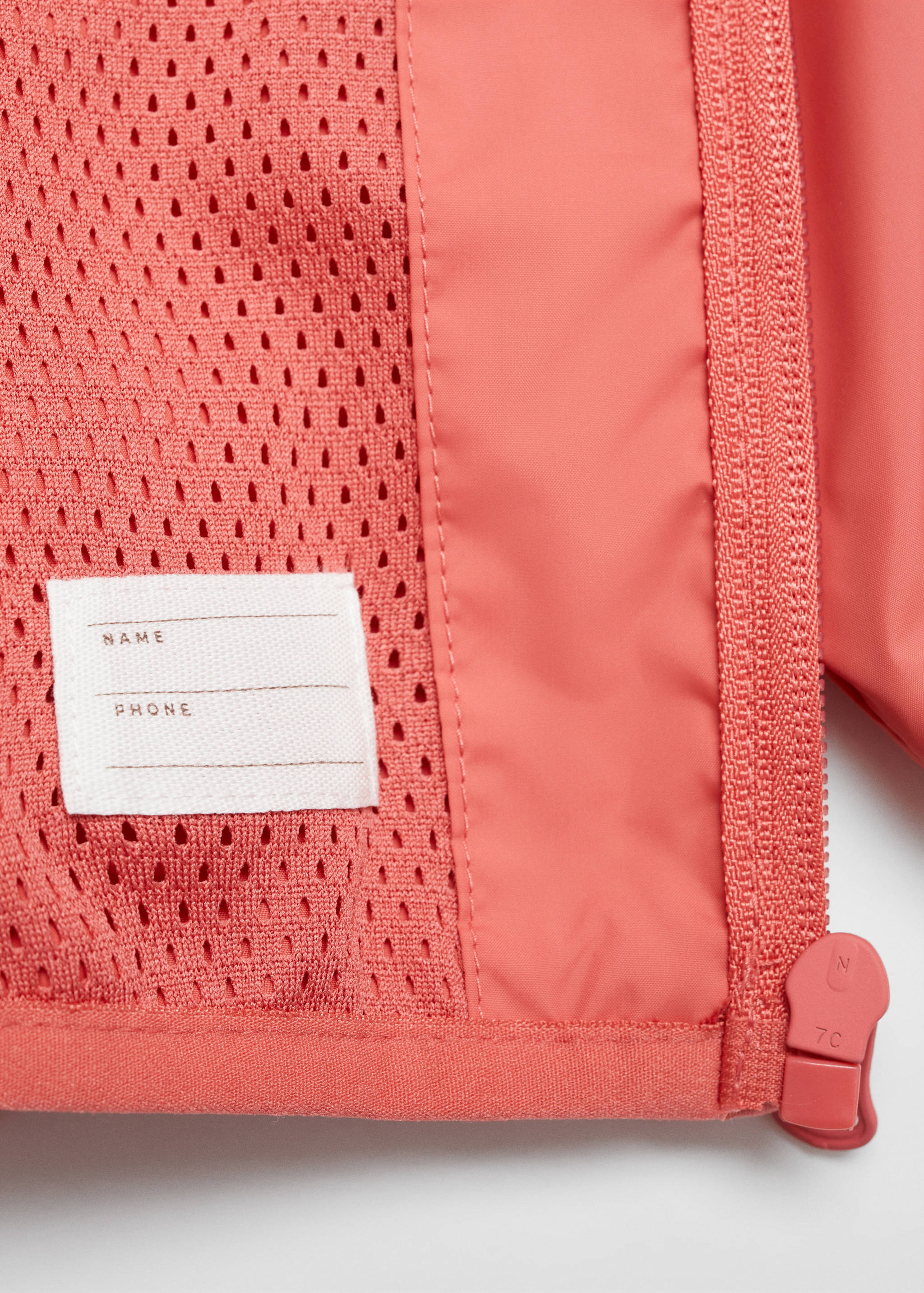 Raincoat hooded jacket - Details of the article 8