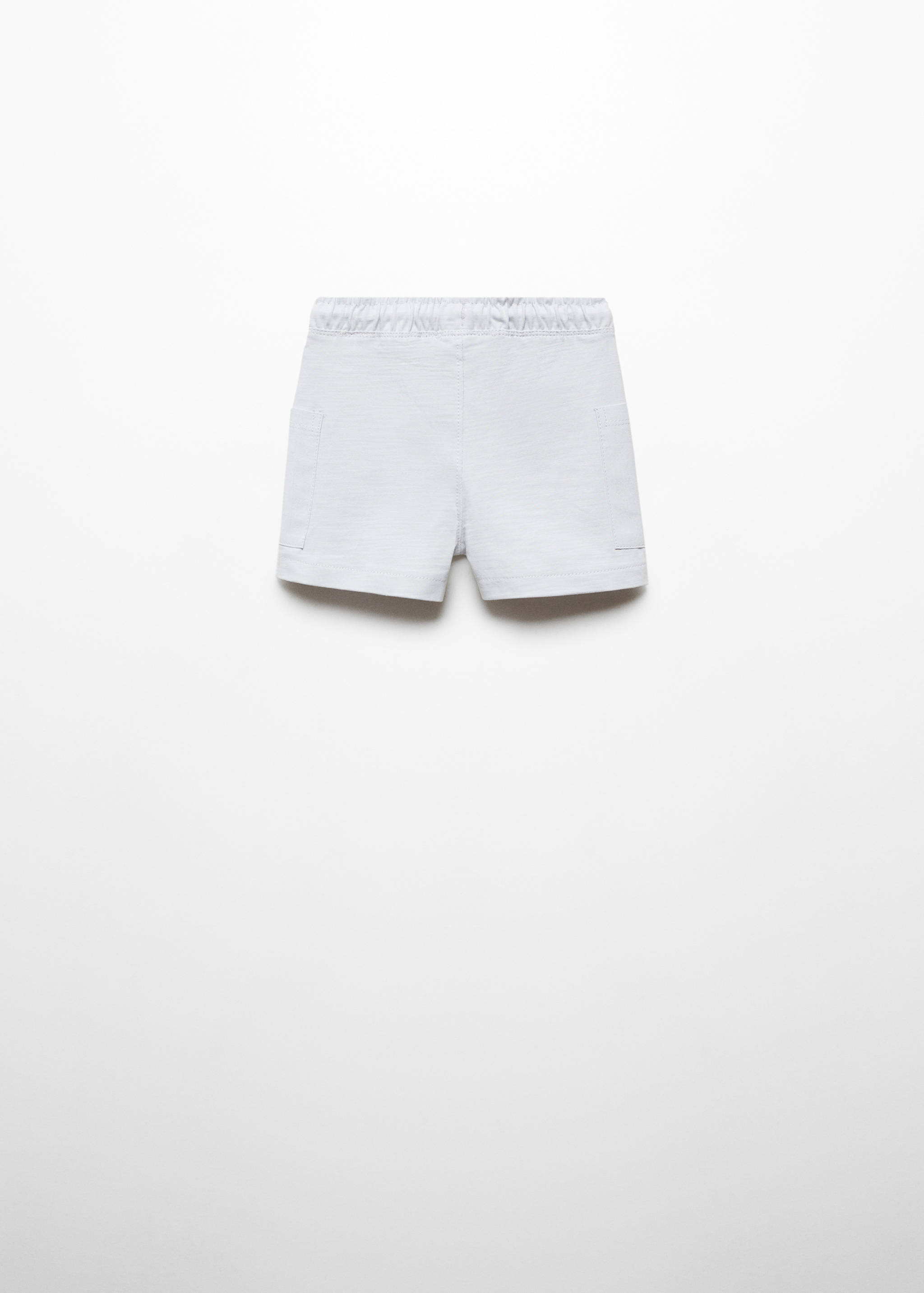 Elastic waist Bermuda shorts - Reverse of the article