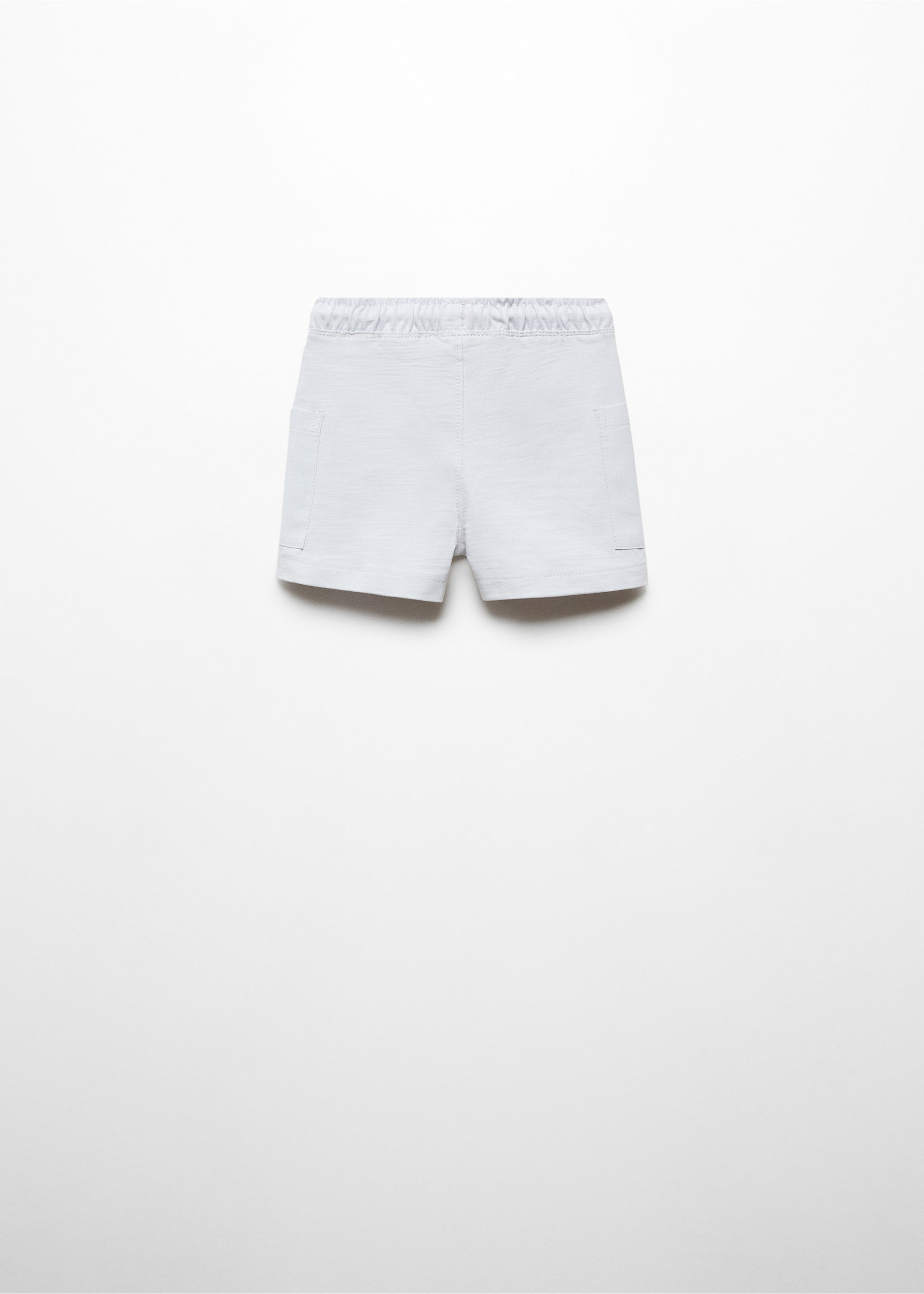 Bermudashorts med strikk i livet - Baksiden av artikkelen