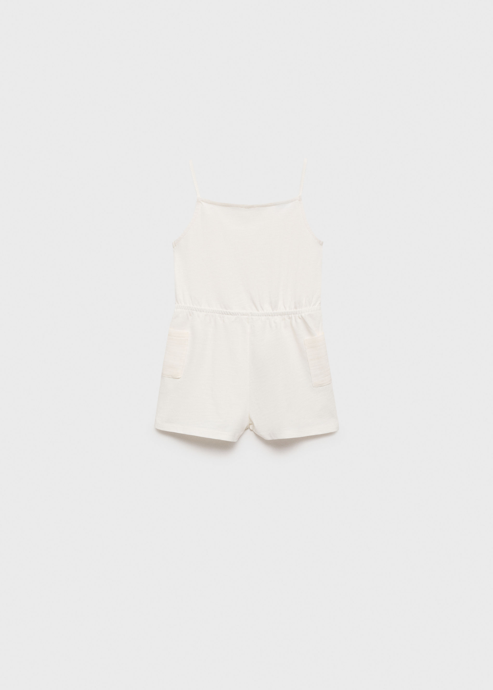 Cotton short jumpsuit - Reverse of the article