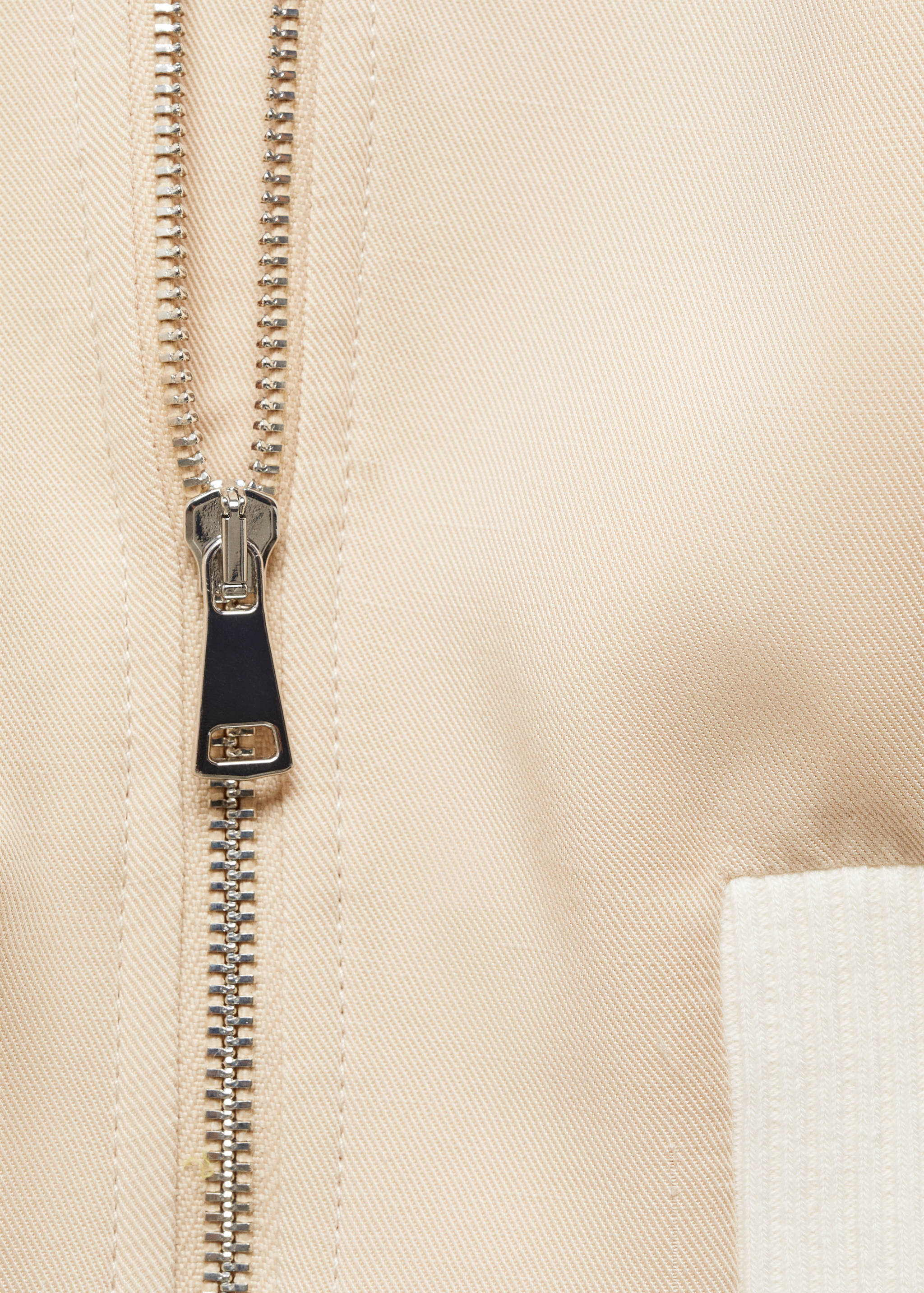 Linen lyocell bomber jacket - Details of the article 8