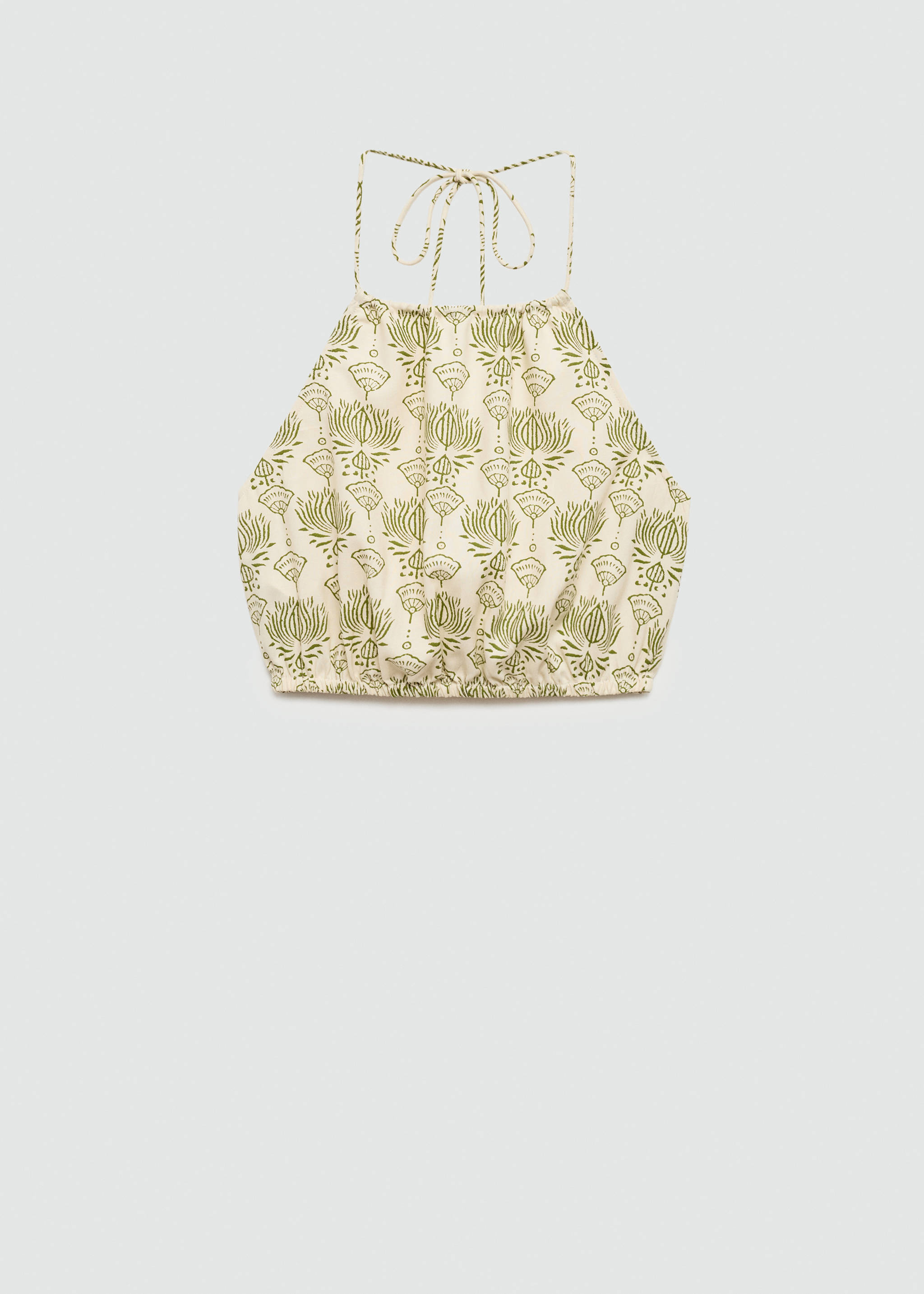 Top crop estampado - Artículo sin modelo