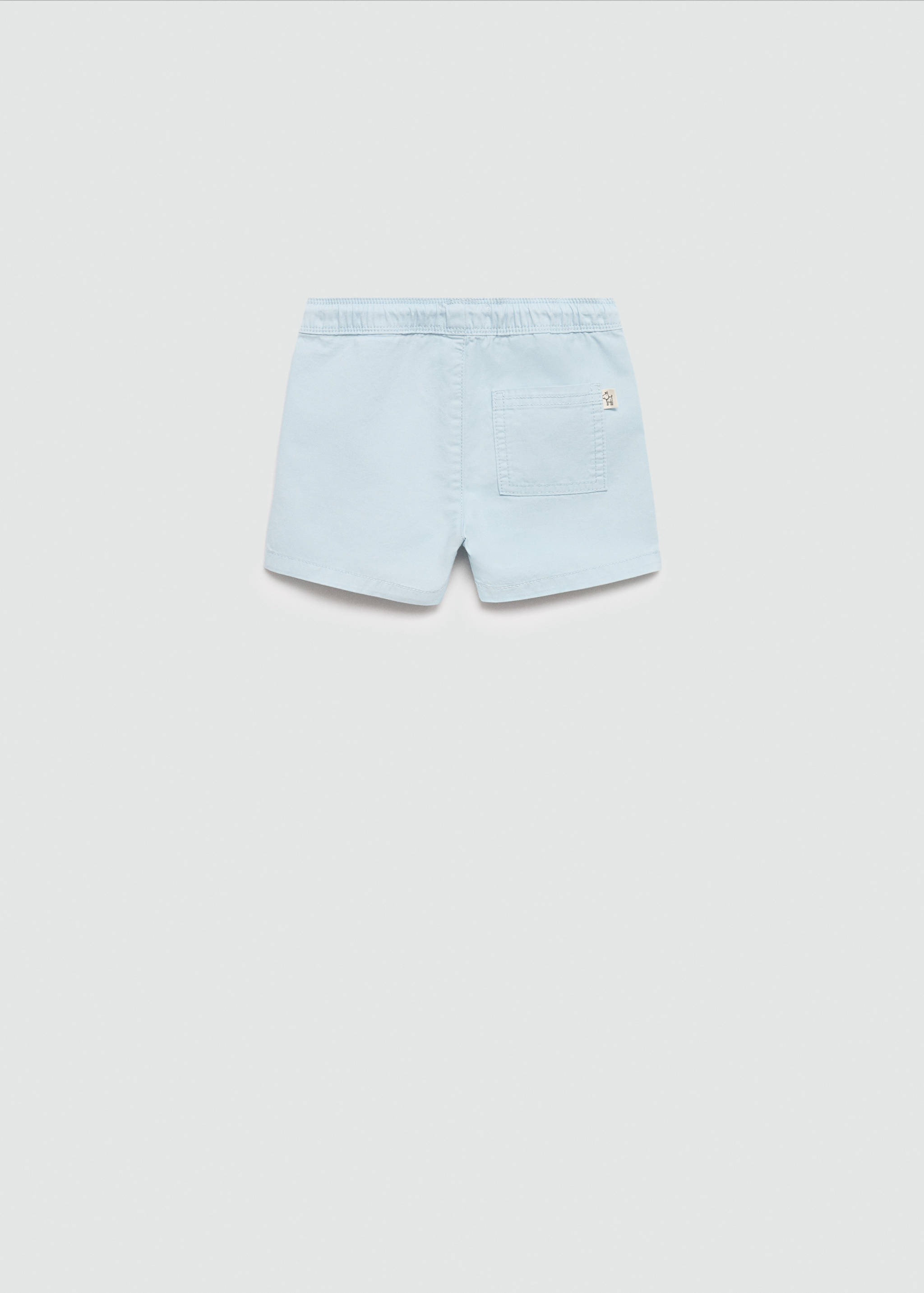 Elastic waist Bermuda shorts - Reverse of the article