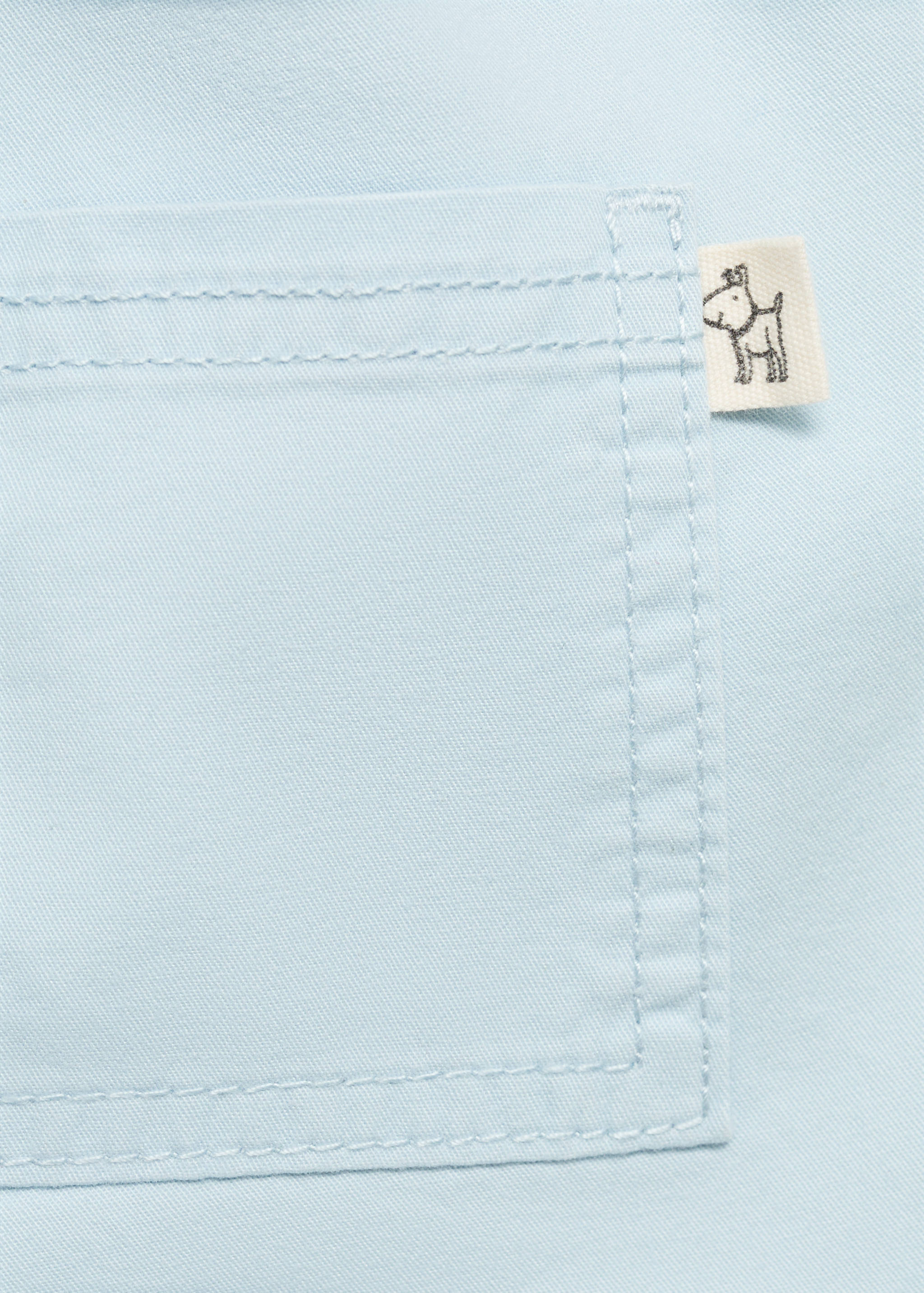 Elastic waist Bermuda shorts - Details of the article 0