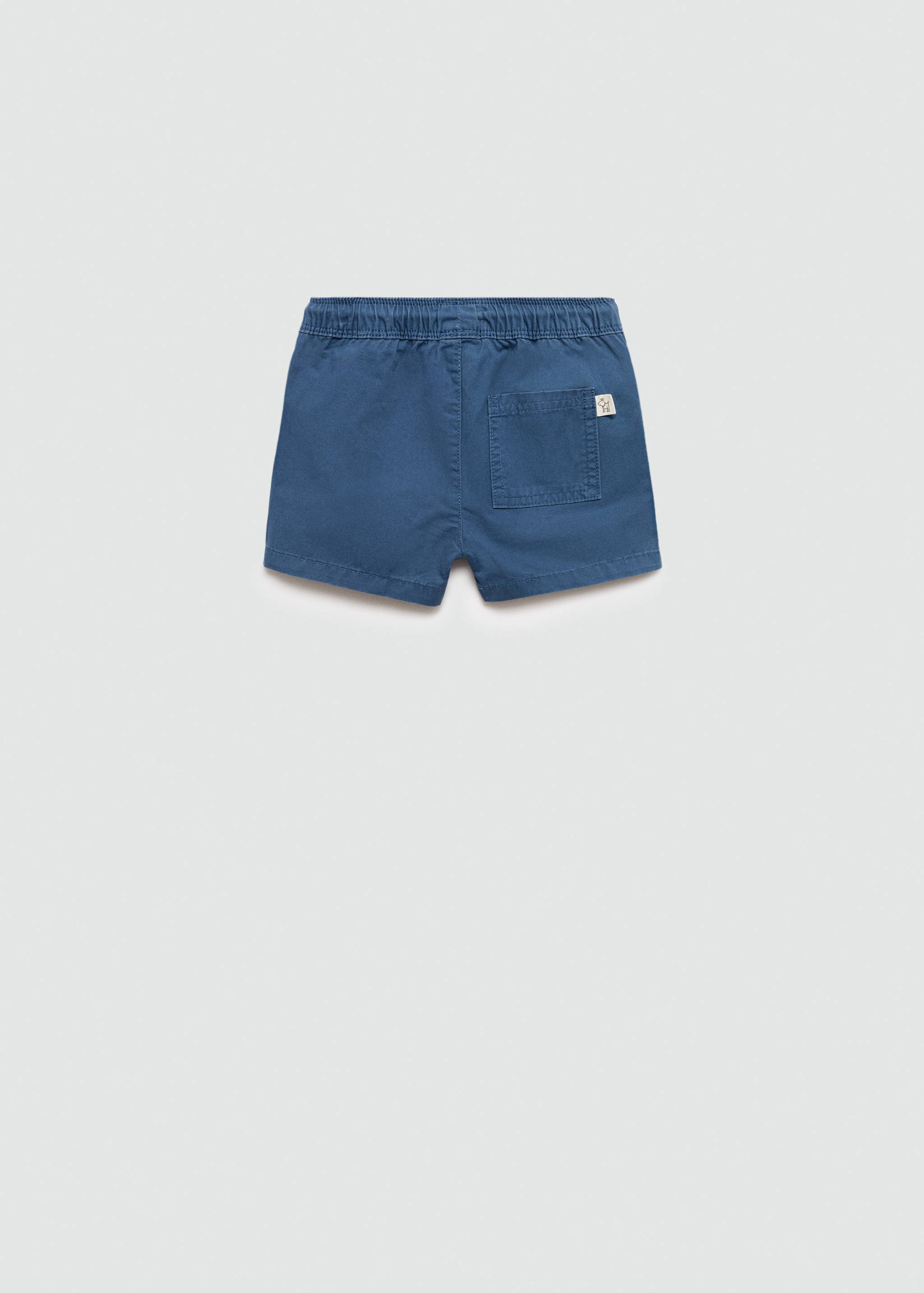 Elastic waist Bermuda shorts - Reverse of the article