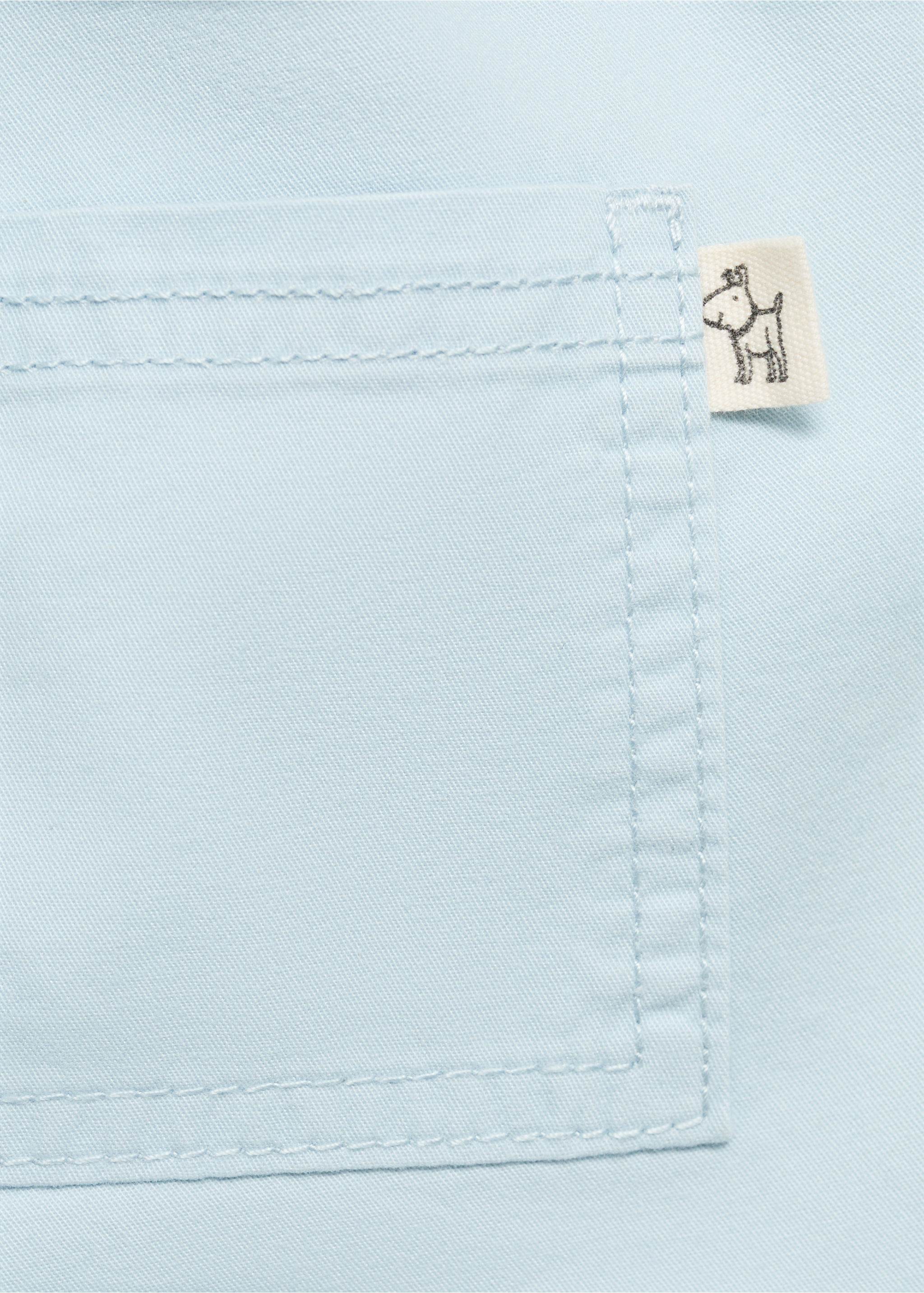 Elastic waist Bermuda shorts - Details of the article 0