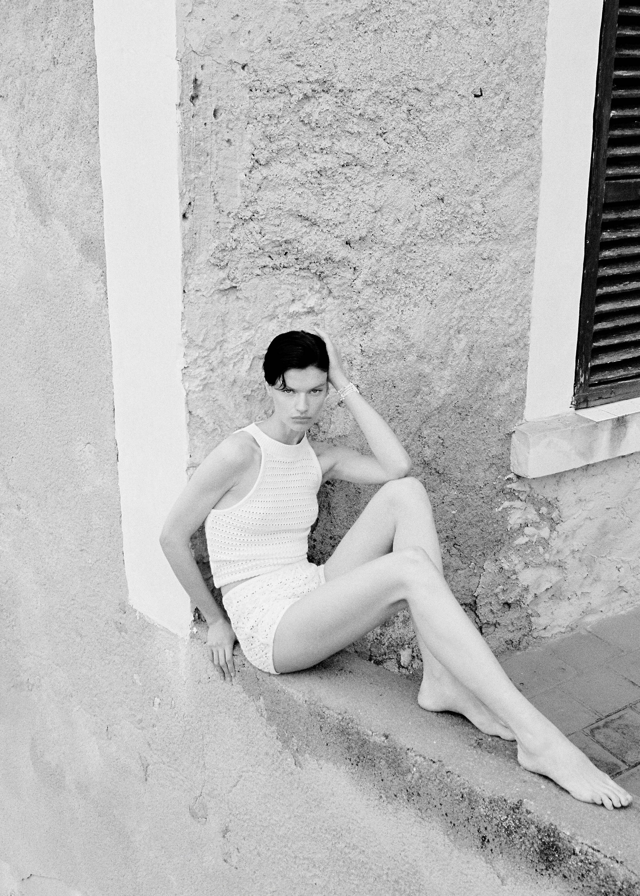 Pleteni top s rupičastim detaljima - Detalji artikla 7