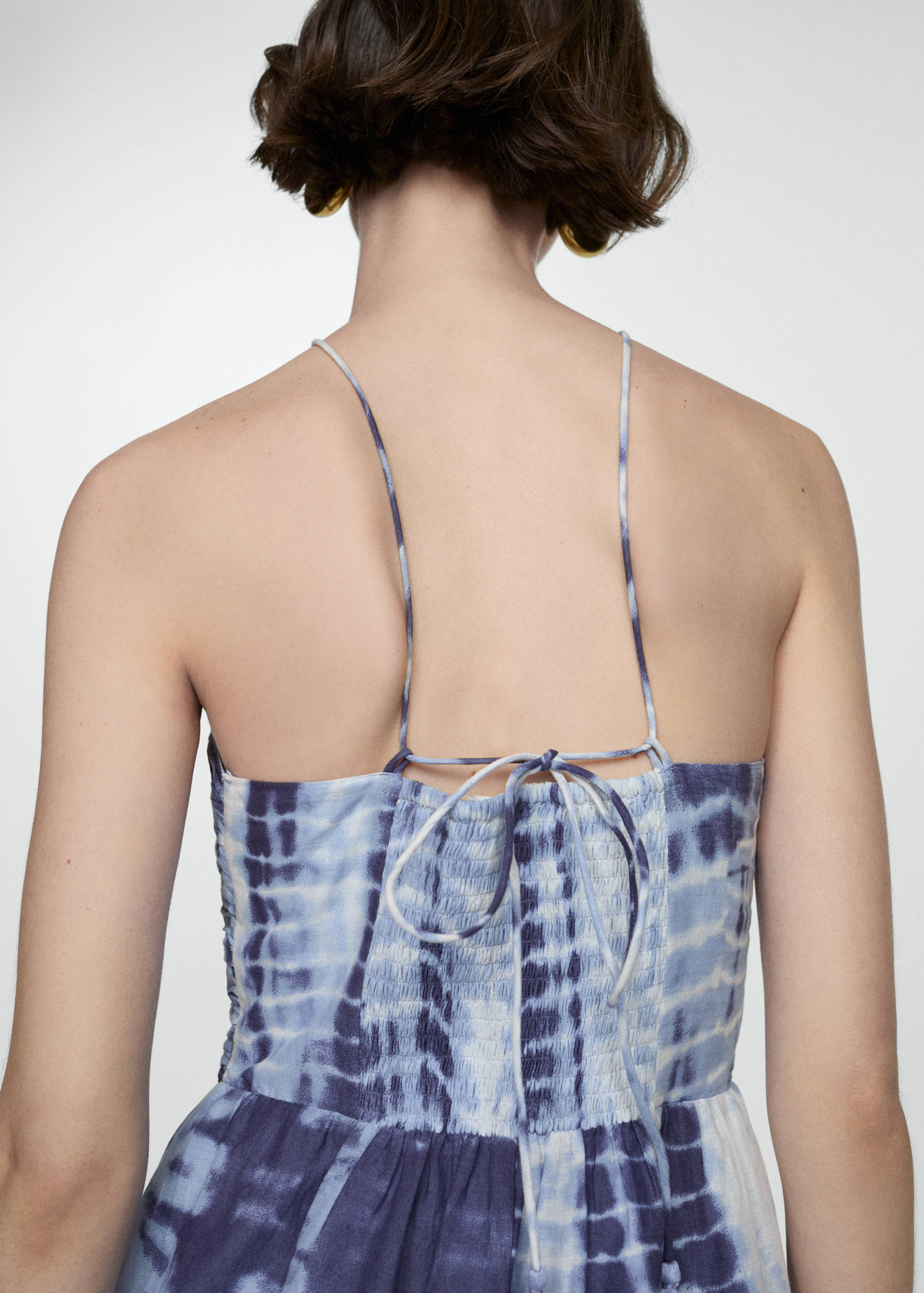 V-neck printed dress - Details of the article 6