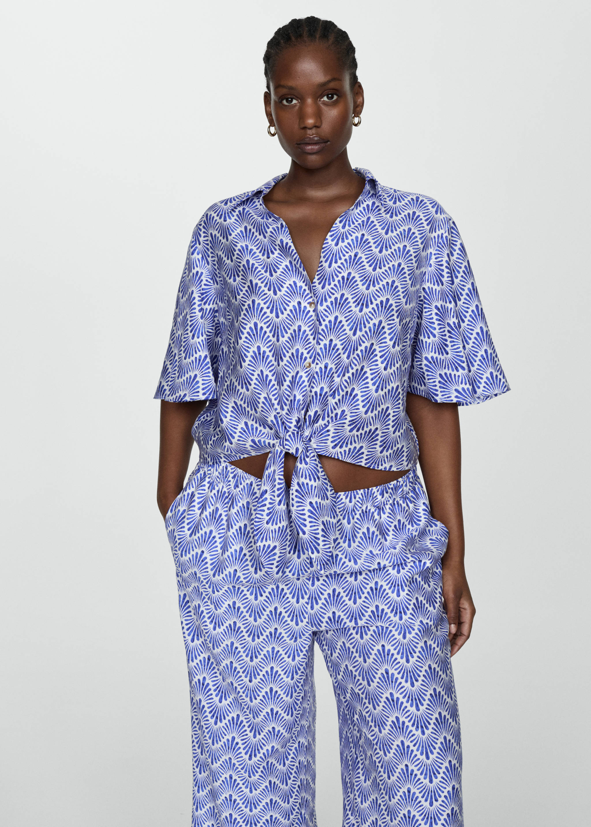 Pantalón recto estampado - Detalle del artículo 5