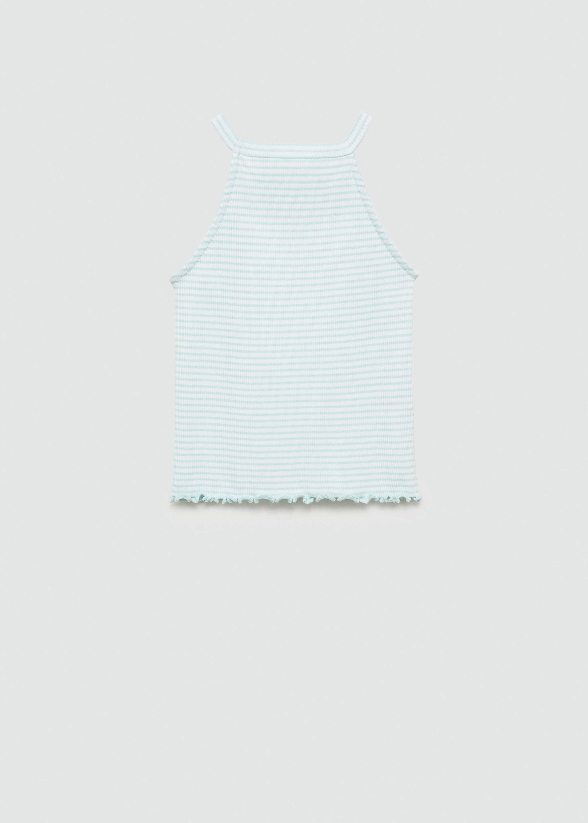 Striped strap T-shirt - Reverse of the article