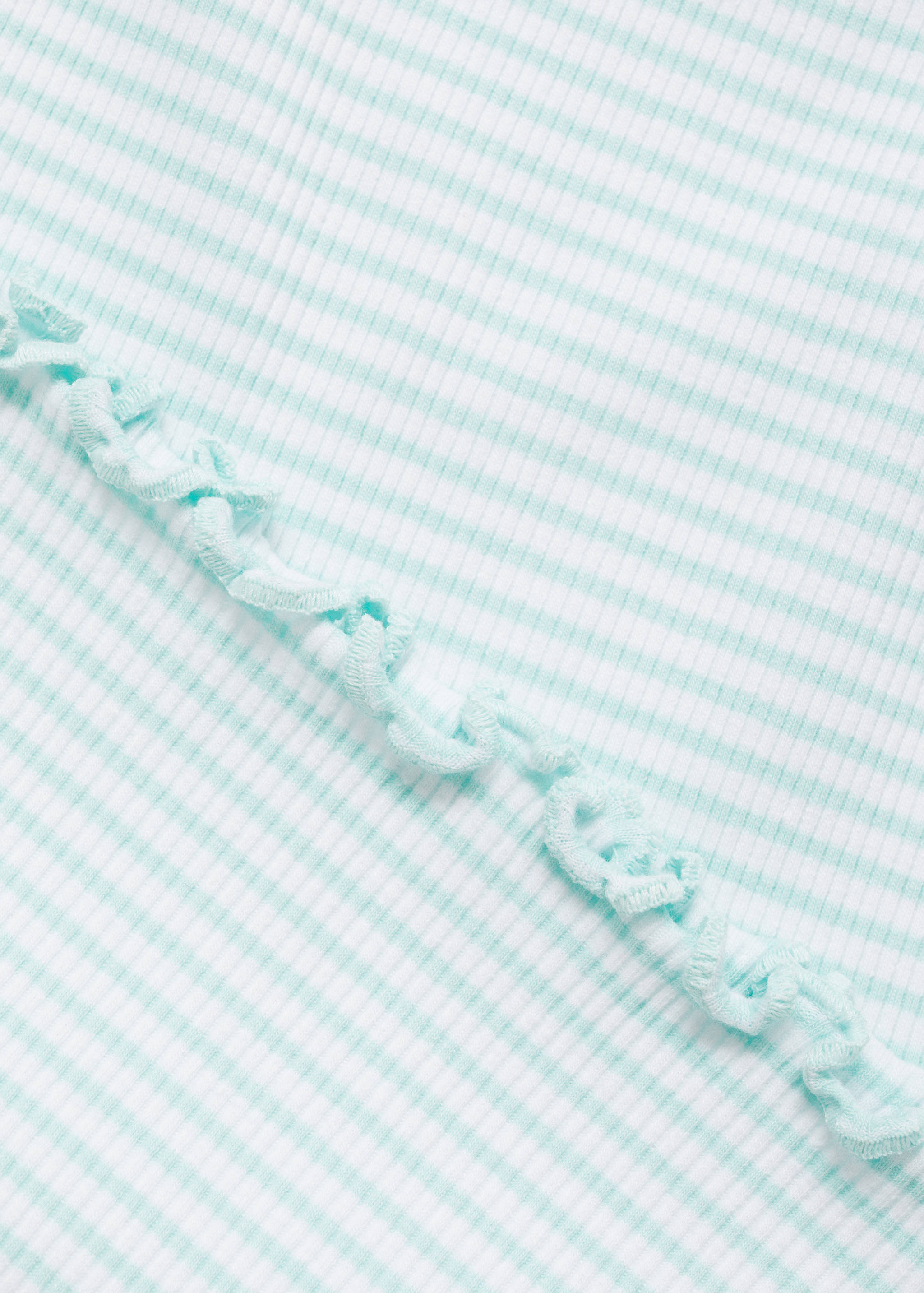 Striped strap T-shirt - Details of the article 0