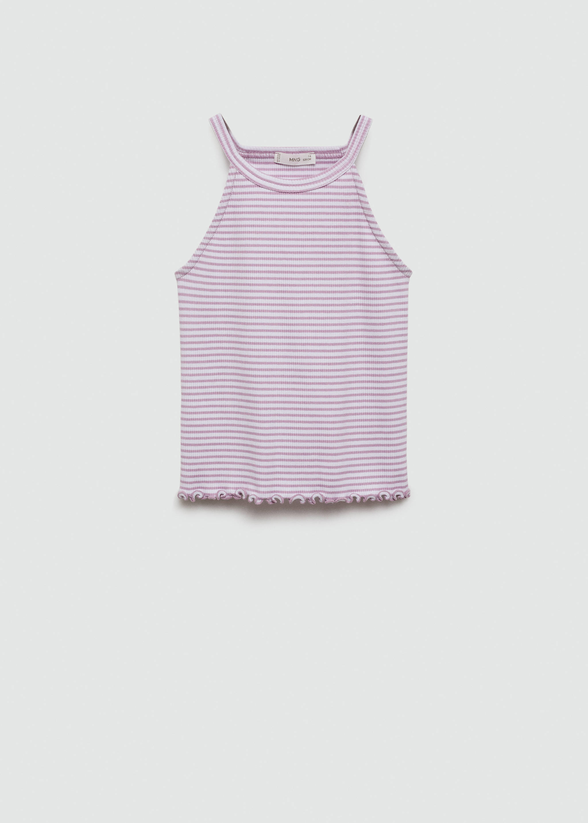 Striped strap T-shirt - Article without model