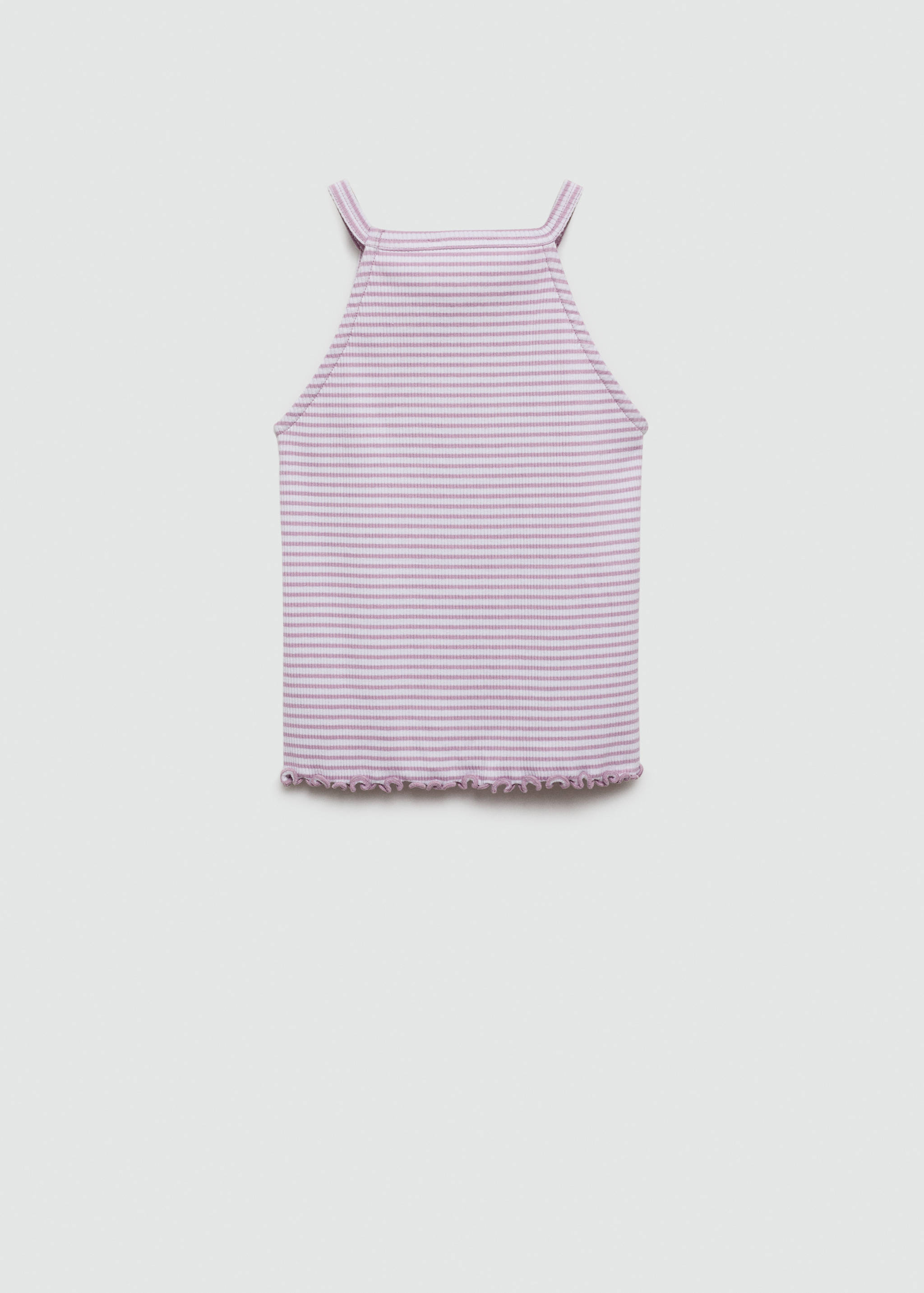 Striped strap T-shirt - Reverse of the article