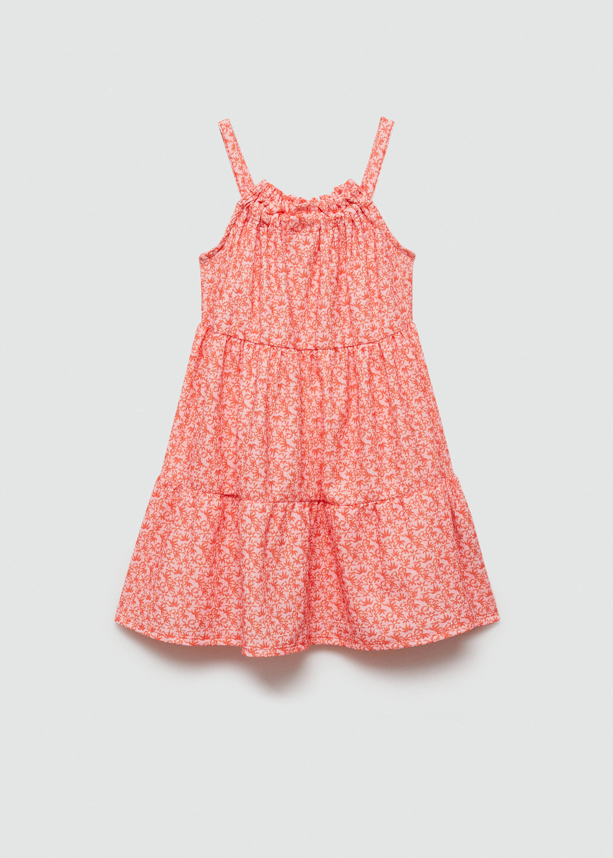 Robe imprimée à volants - Verso de l’article