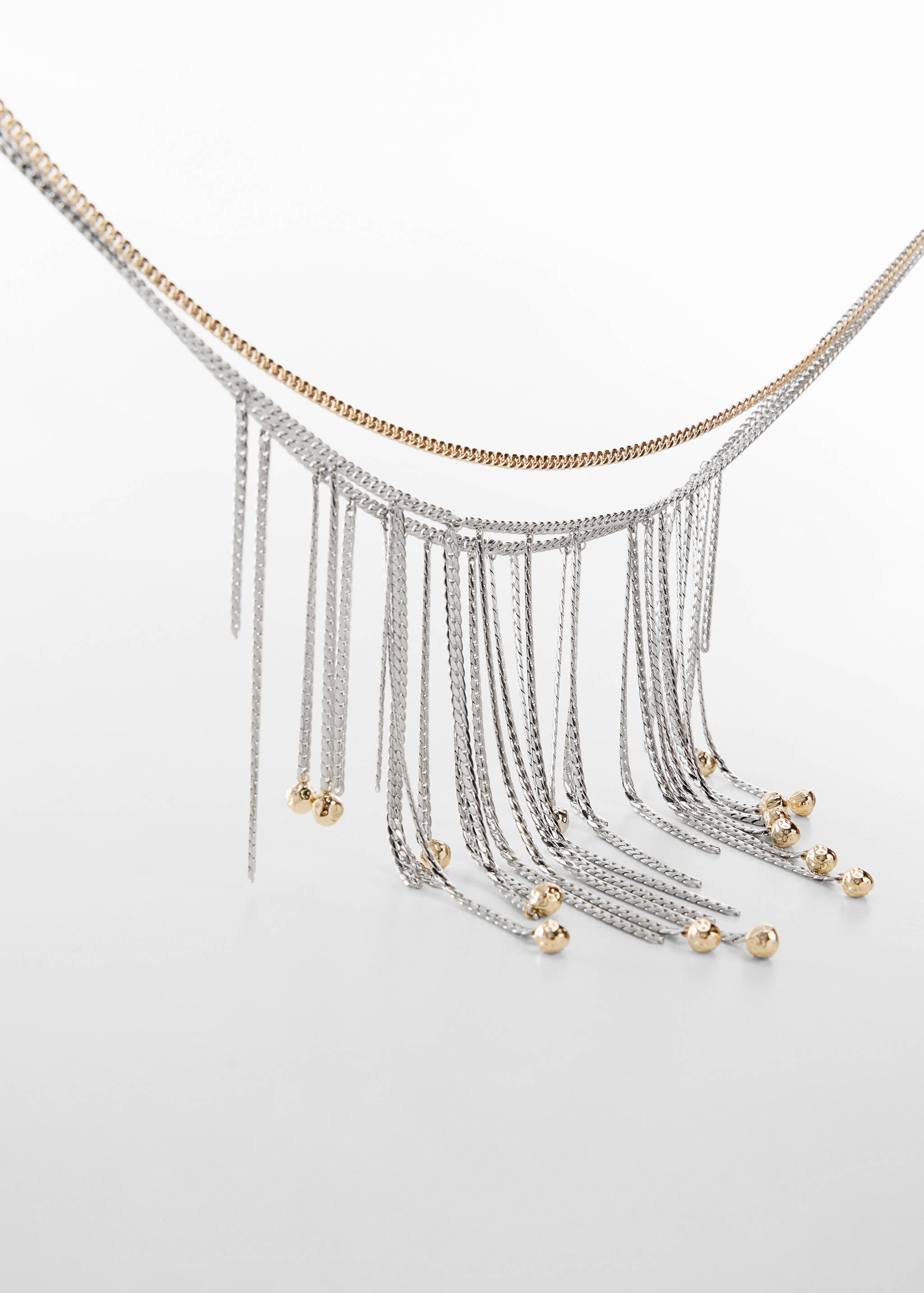 Triple-beaded chain belt - Medium plane