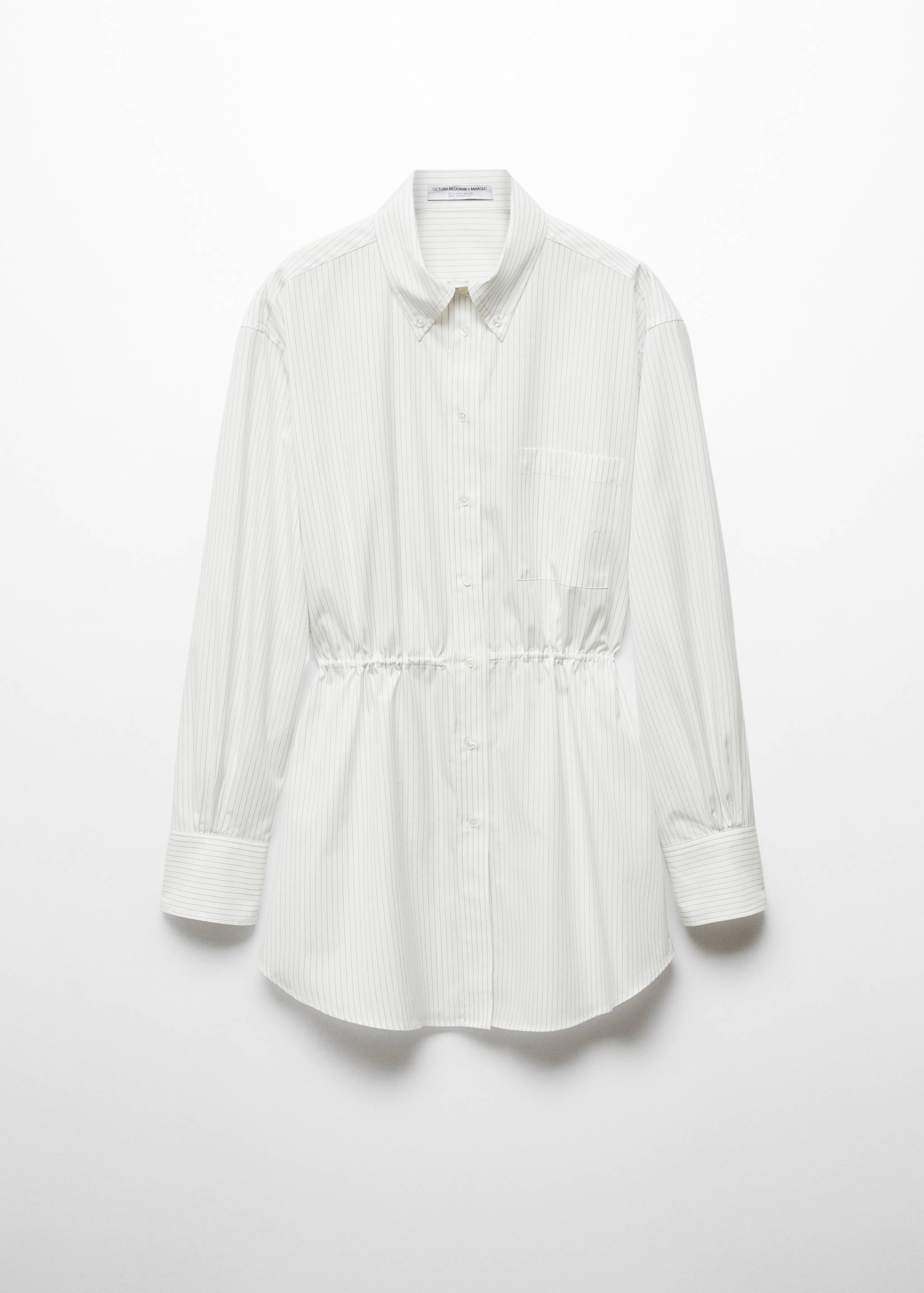 Camisa fruncida abertura posterior - Artículo sin modelo