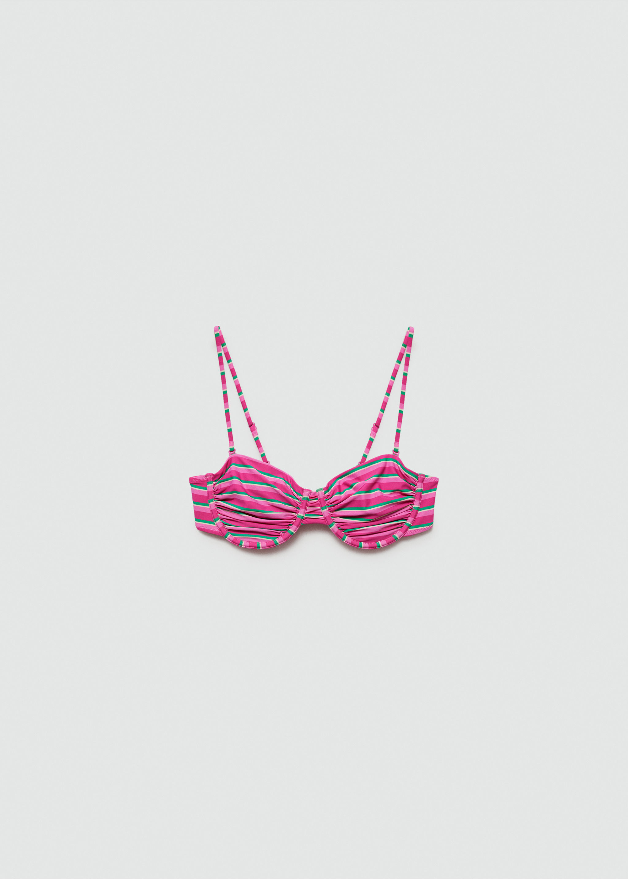 Stripe-print bikini top - Article without model