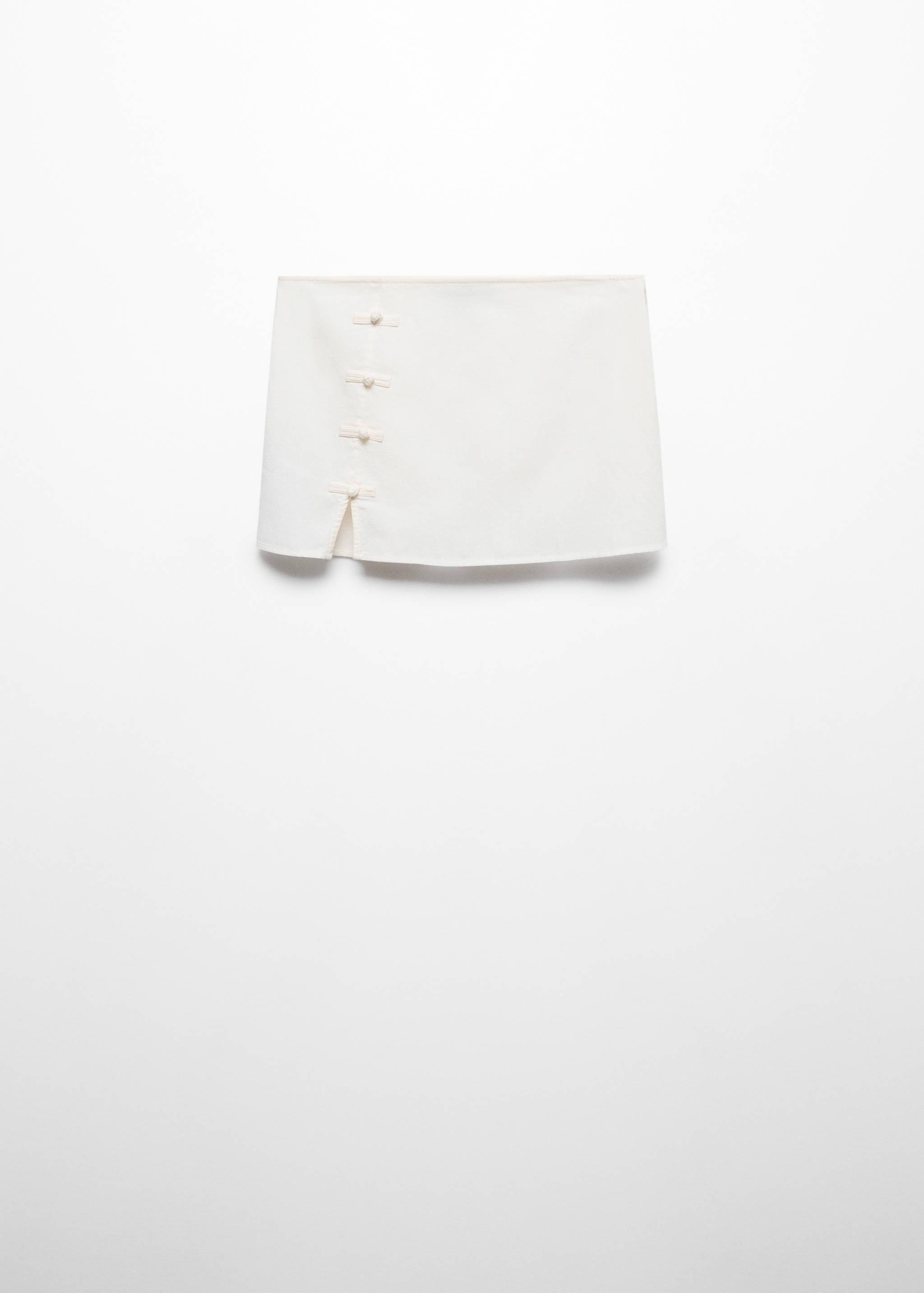 Mini-skirt with decorative buttons - Article without model