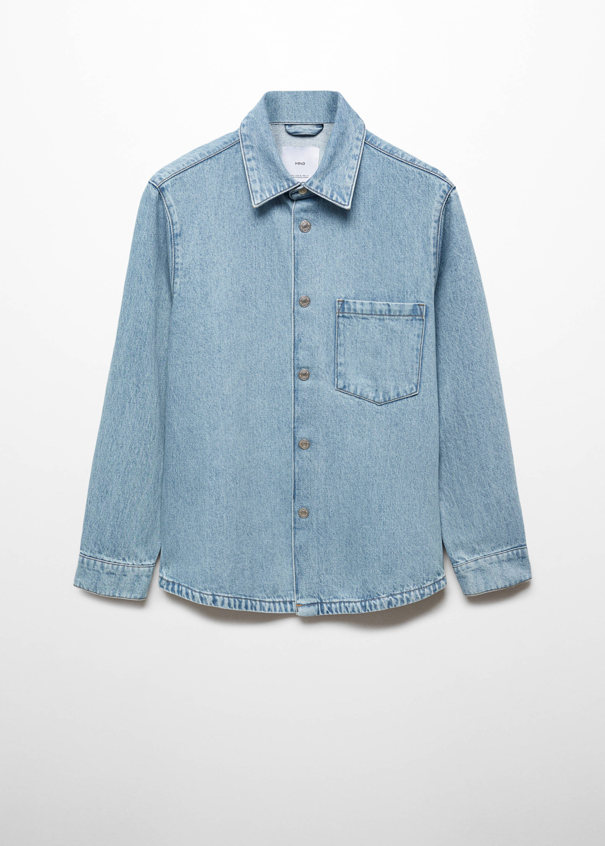 Pocket denim overshirt - Article without model