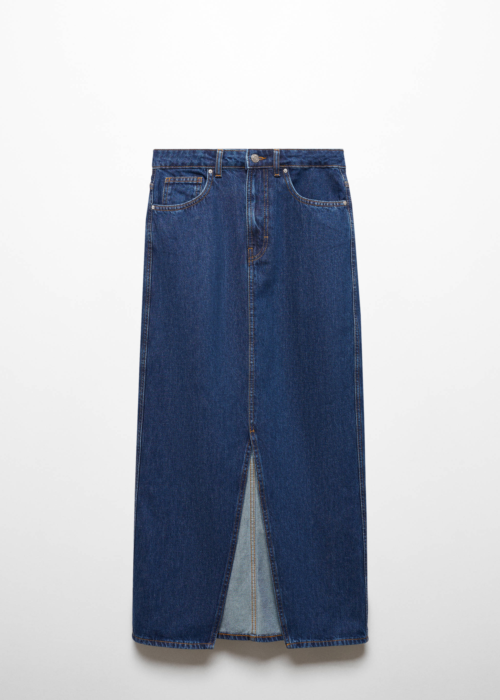 Slit denim skirt - Article without model