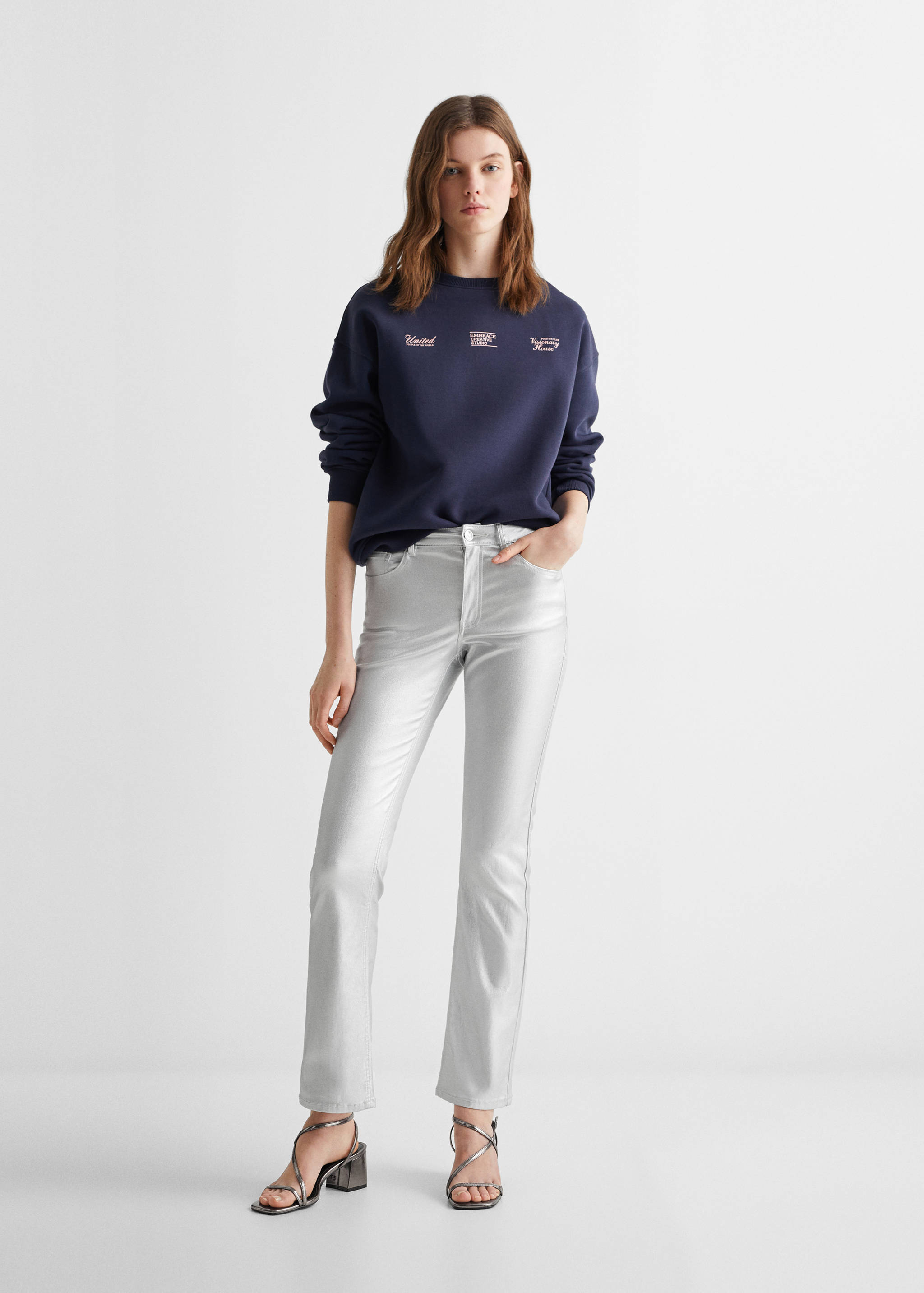 Pantalón metalizado - Plano general