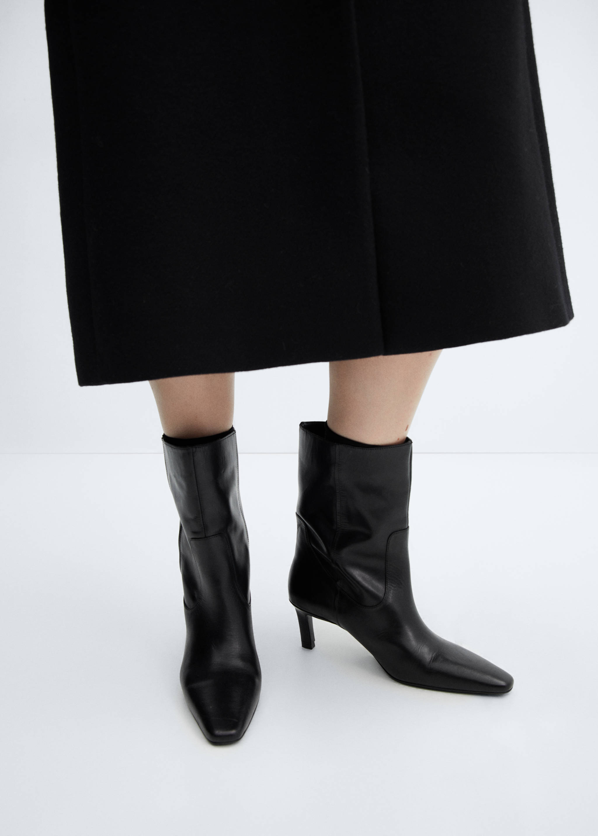 Bottines cuir talon kitten heel - Détail de l'article 9
