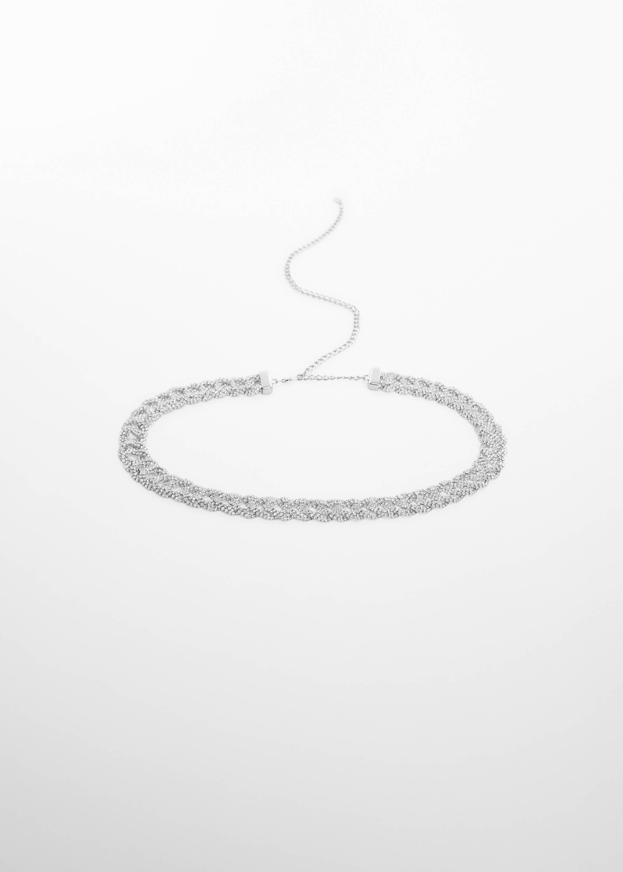 Flätat skärp strass - Artikel utan modell