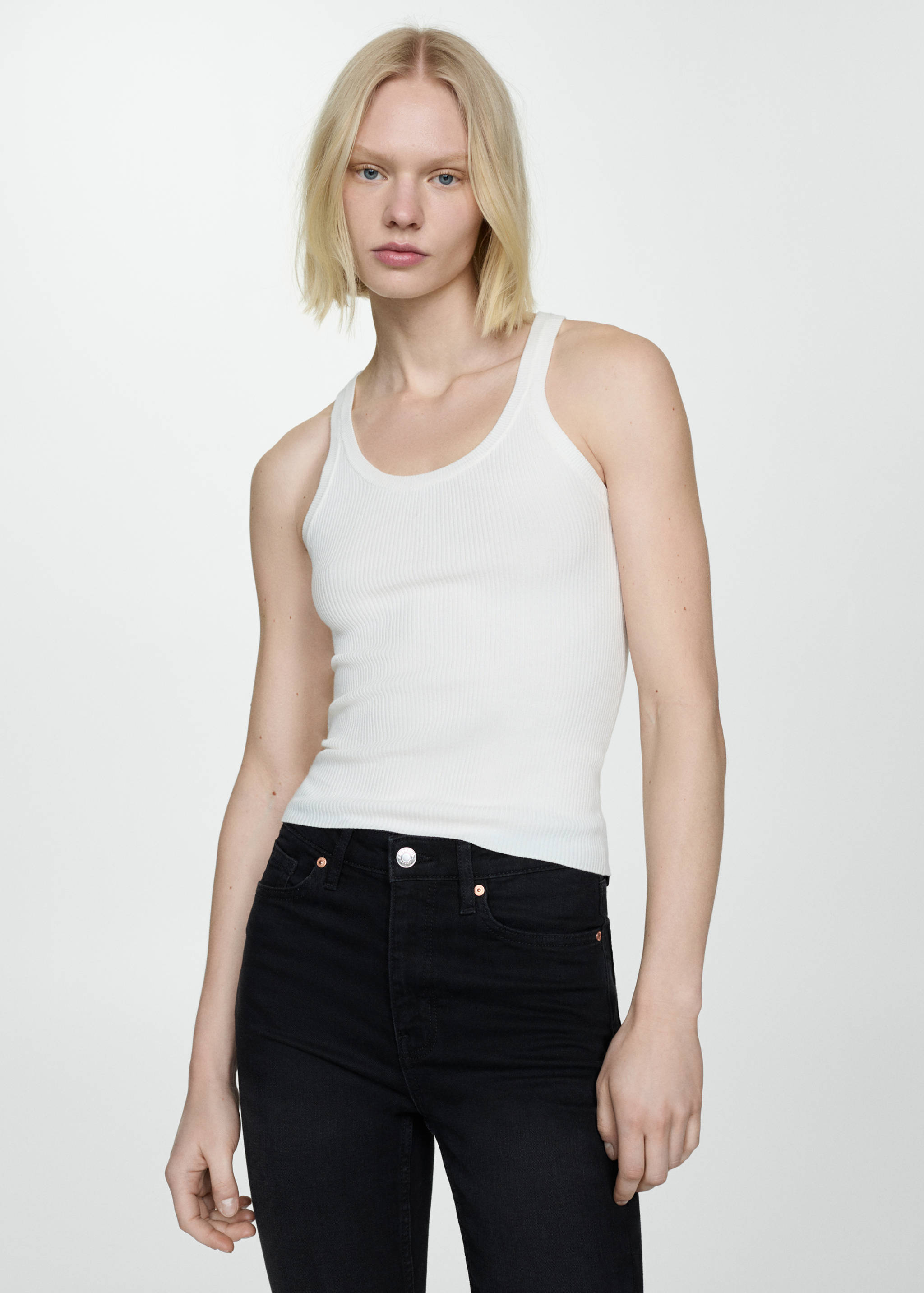 Skinny Jeans mit hohem Bund - Detail des Artikels 1