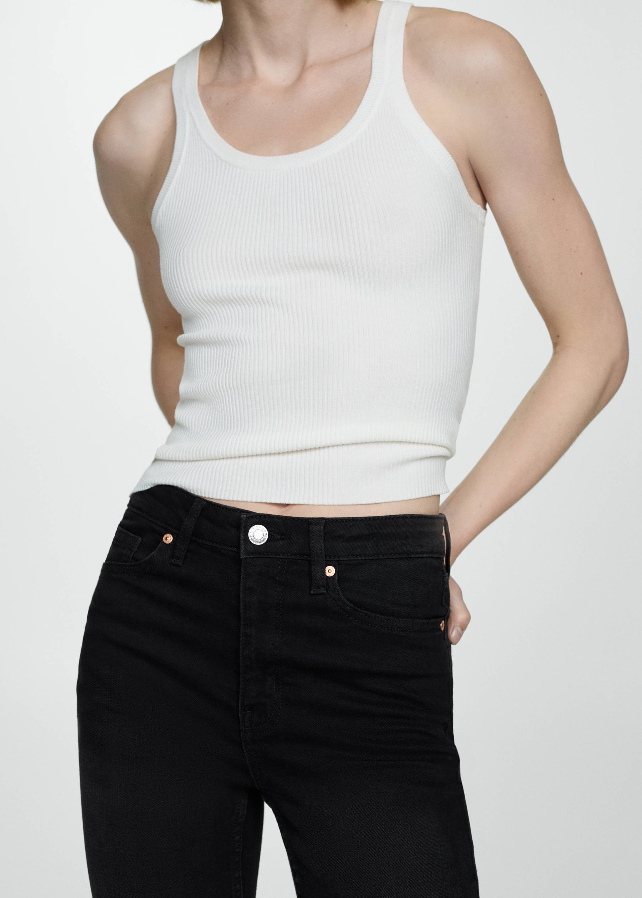 Skinny Jeans mit hohem Bund - Detail des Artikels 6