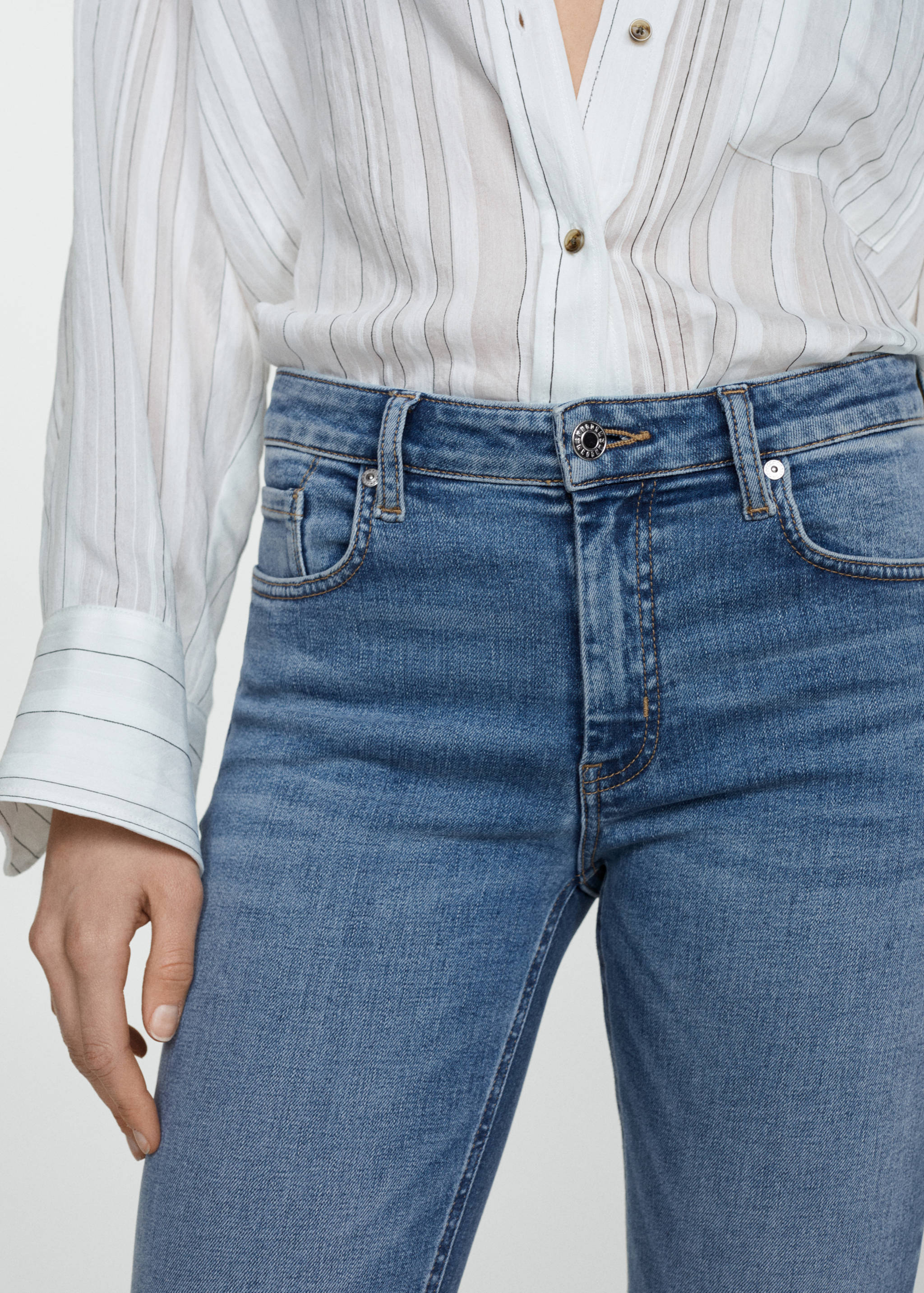 Skinny-Jeans in Cropped-Länge - Detail des Artikels 6
