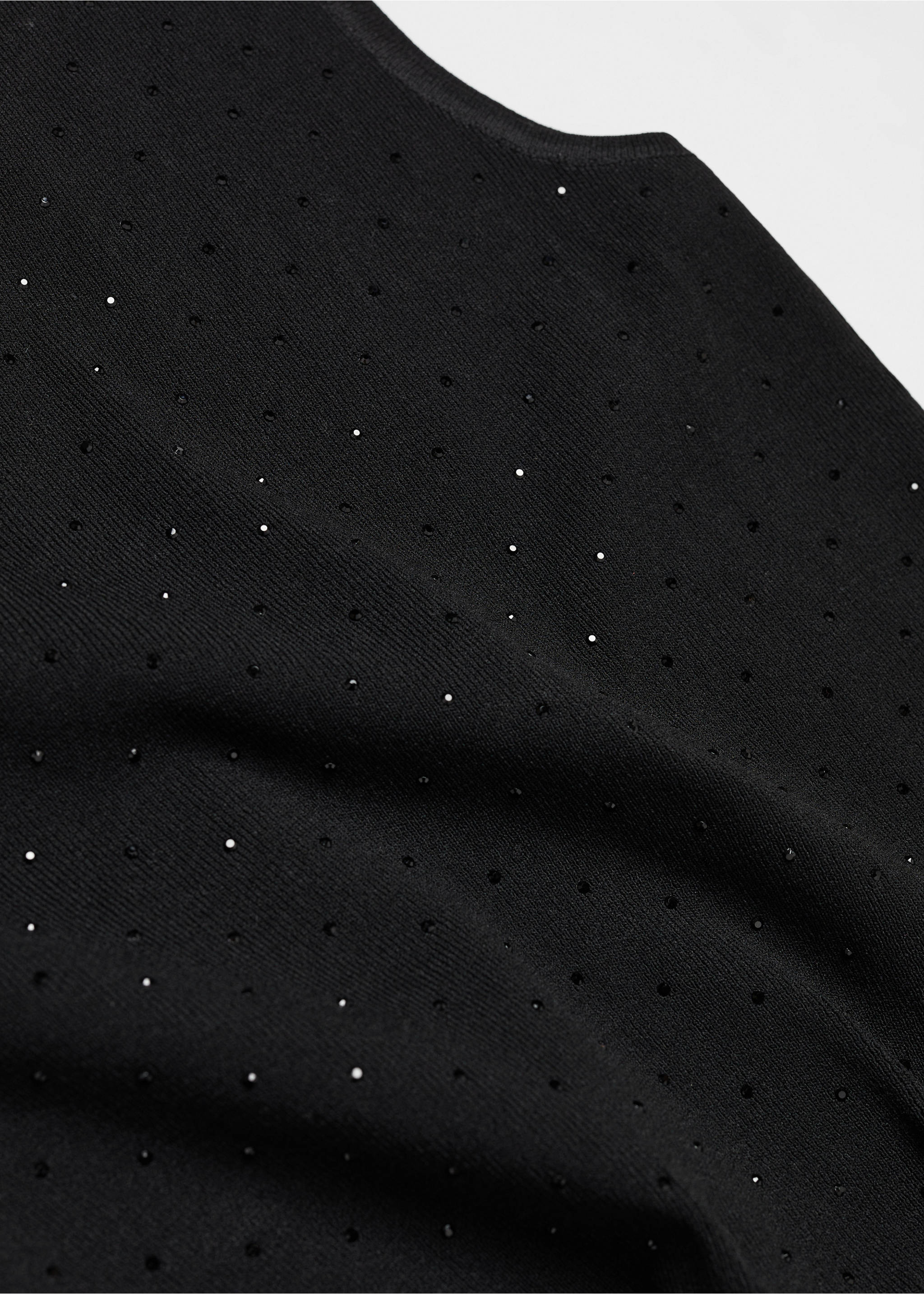 Crop top asymétrique - Détail de l'article 8, Noir. Ref: 67050360-00.