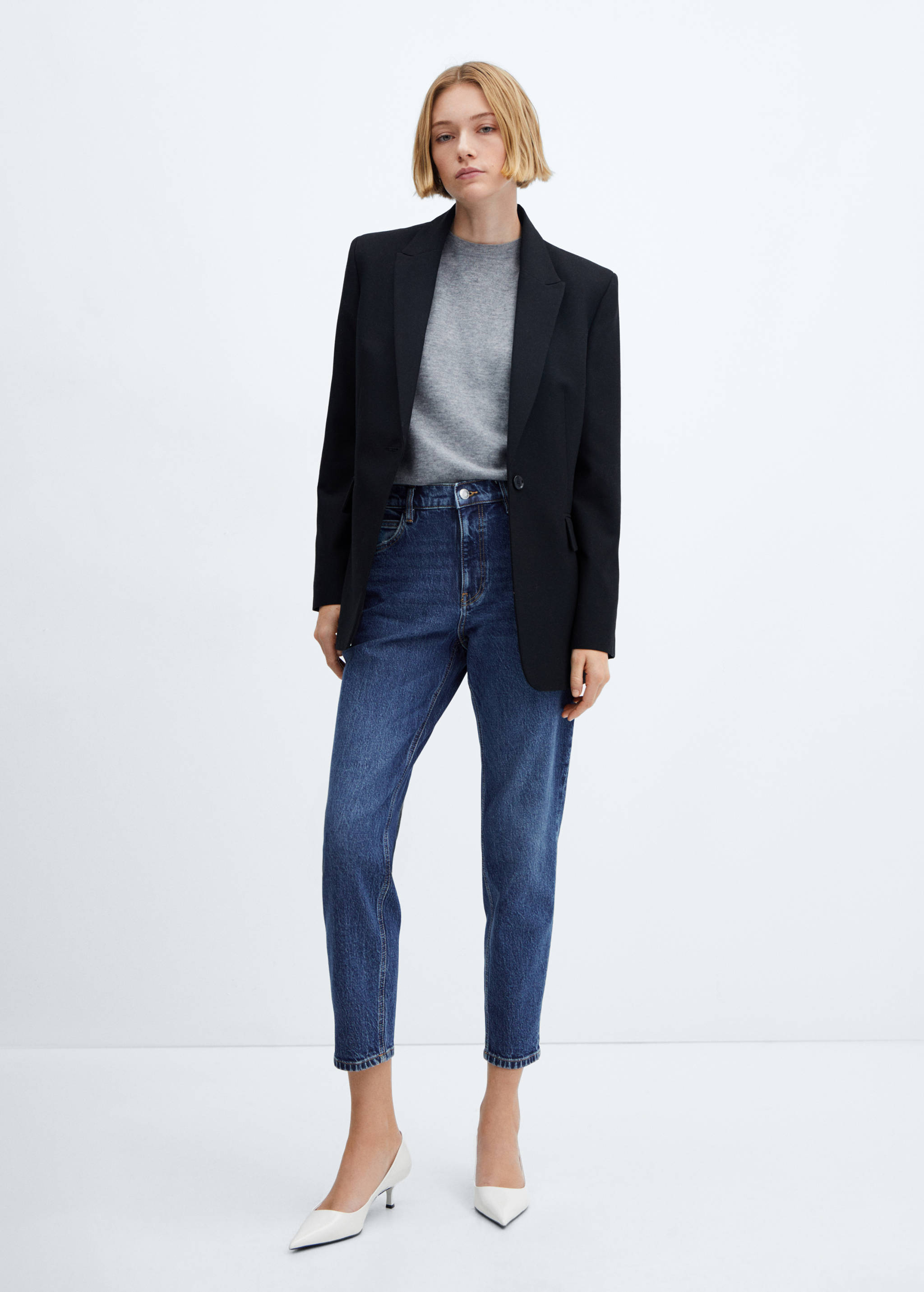 Jean Newmom confort taille haute - Plan général