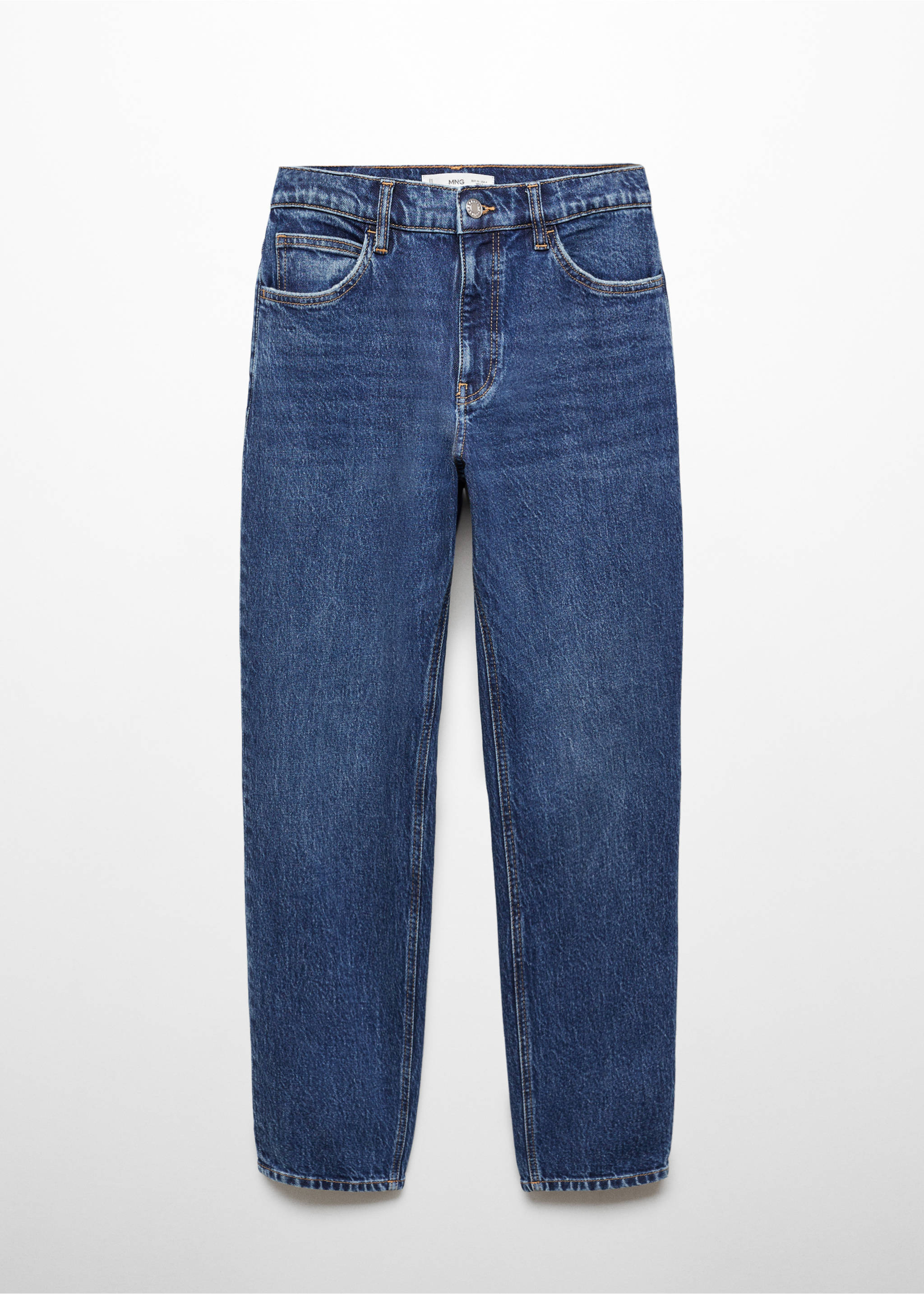 Comfort-Jeans mit hohem Bund Newmom - Artikel ohne Model, Dunkelblau. Ref: 67050389-00.