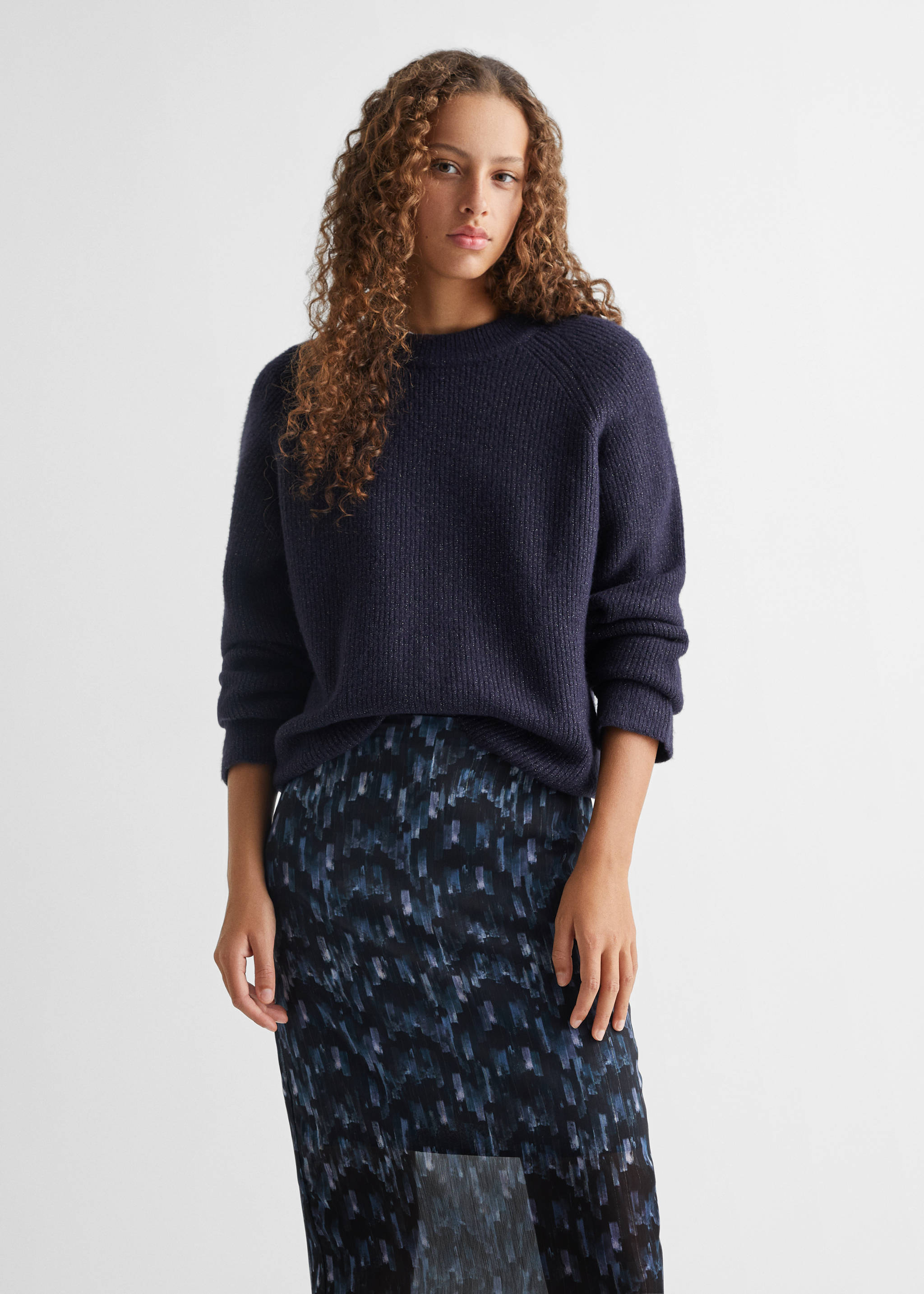 Printed long skirt - Medium plane