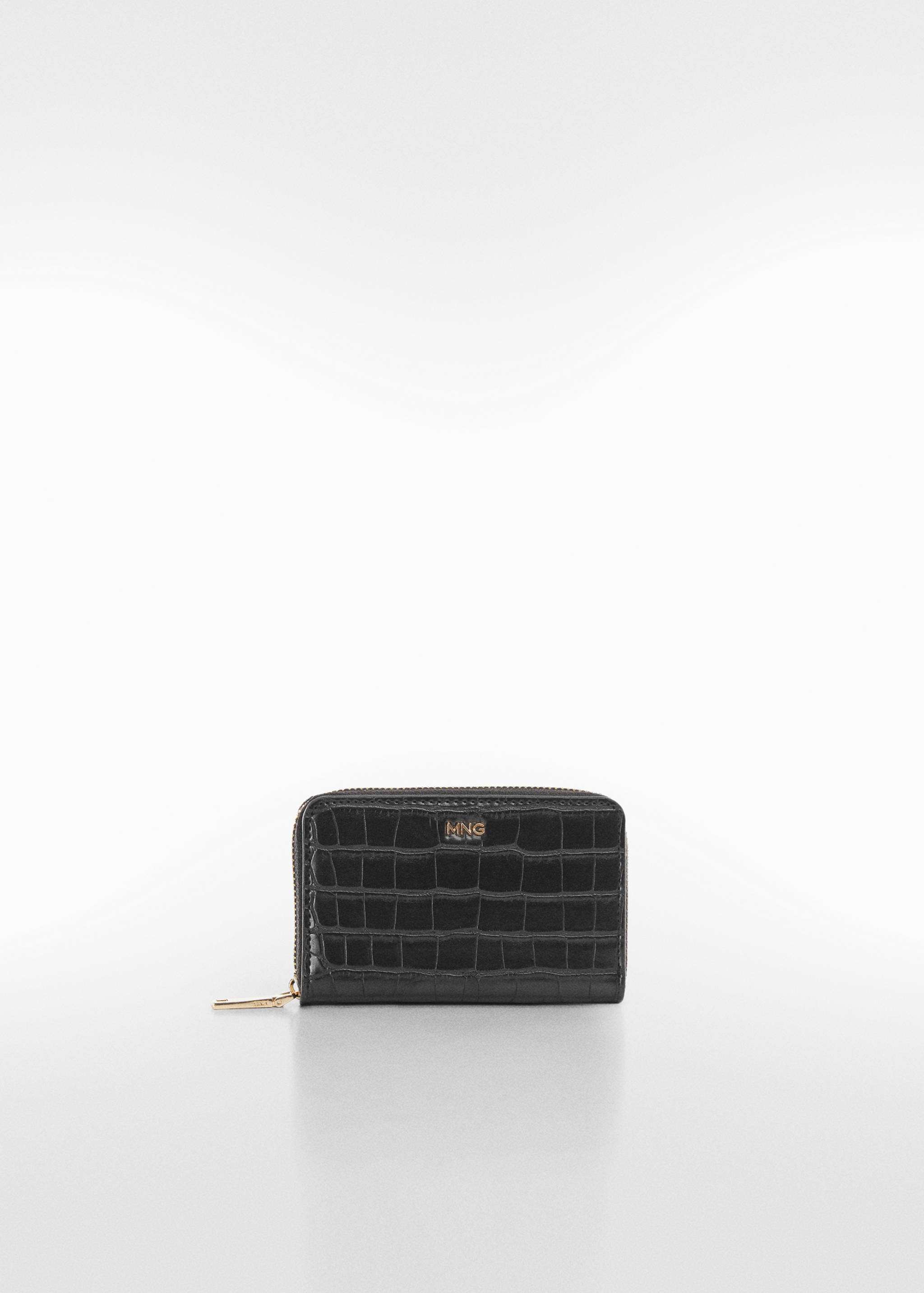 Animal print effect wallet - Article without model