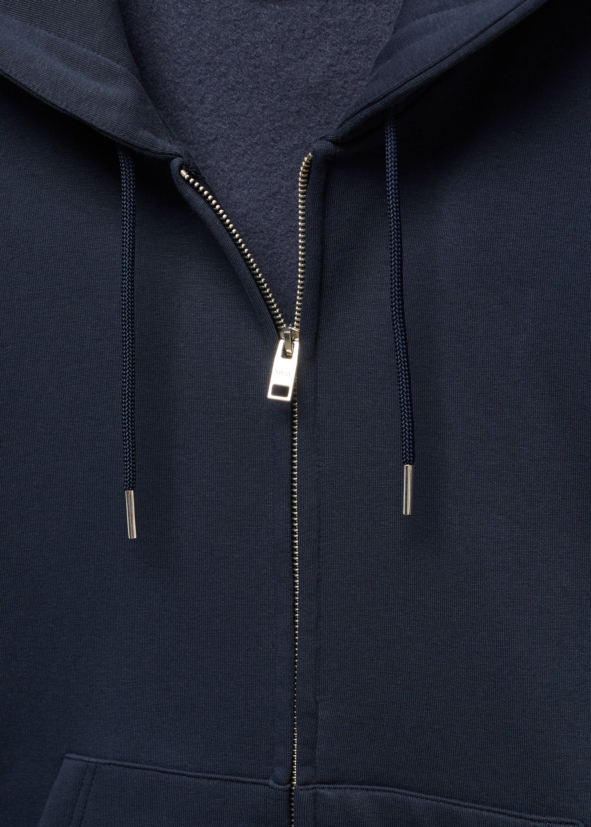 Cotton zip-up hoodie - Details of the article 8