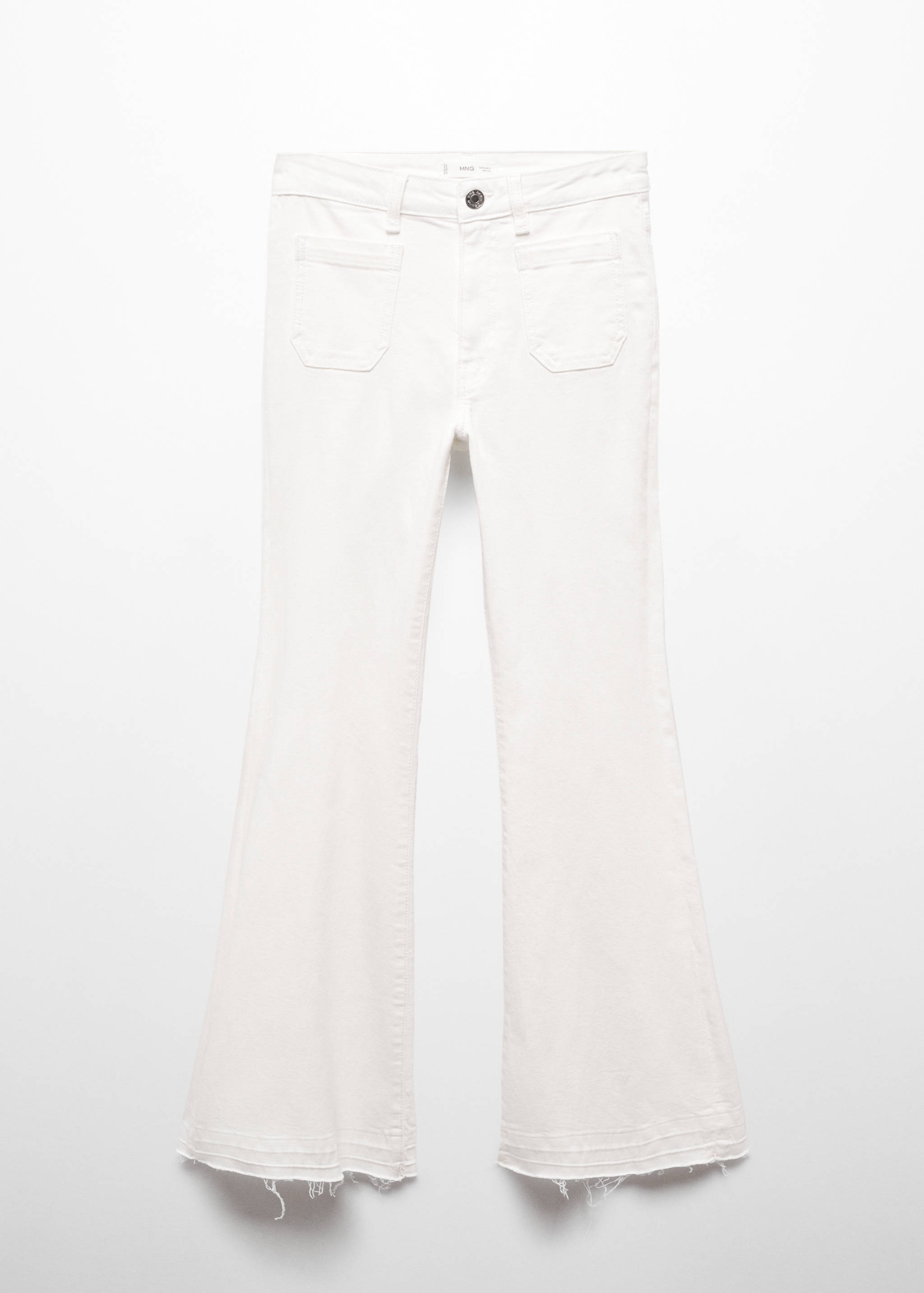 Flared jeans with pocket - Article without model