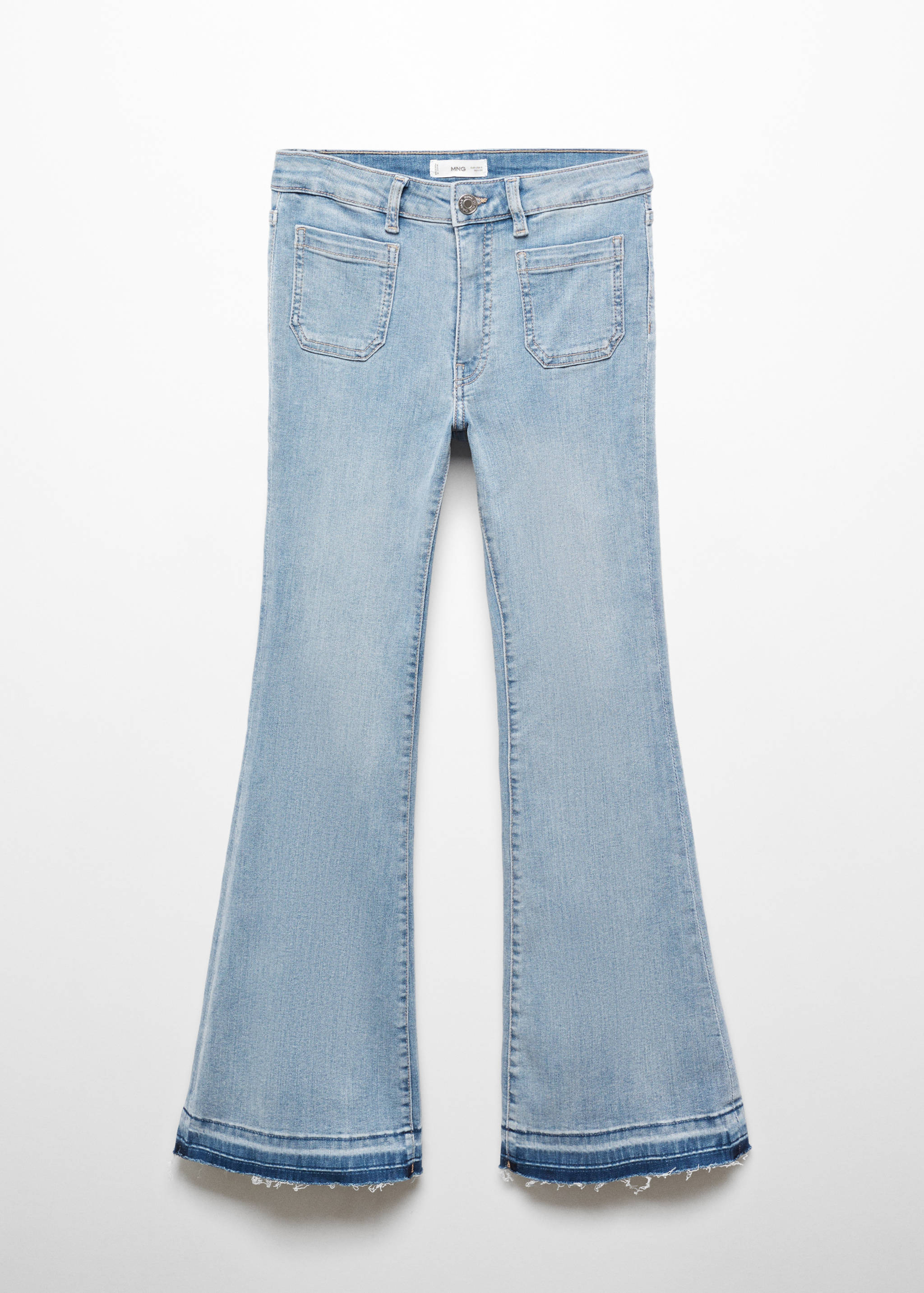 Flared jeans with pocket - Article without model