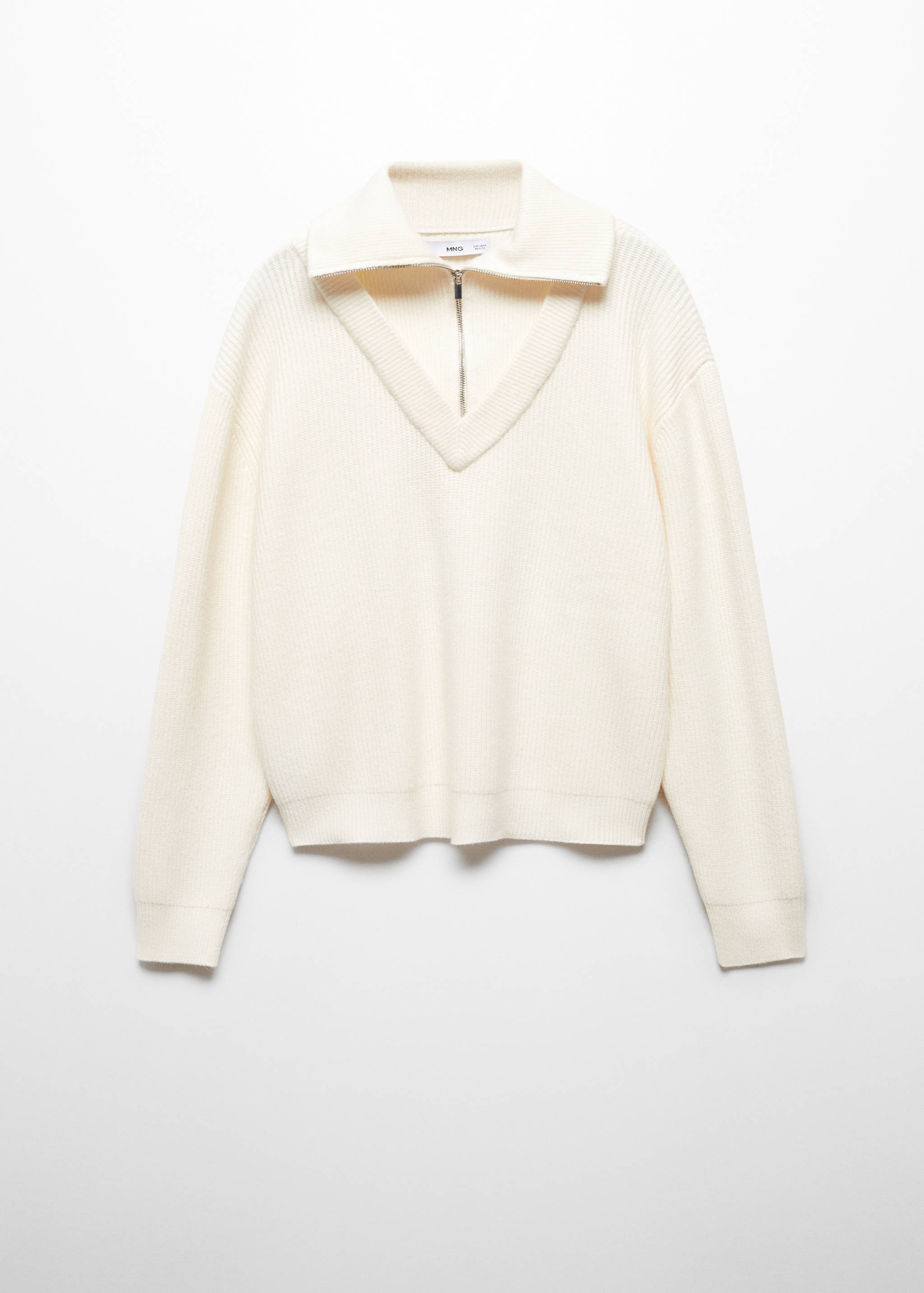 Pullover mit Zip-Kragen - Artikel ohne Model