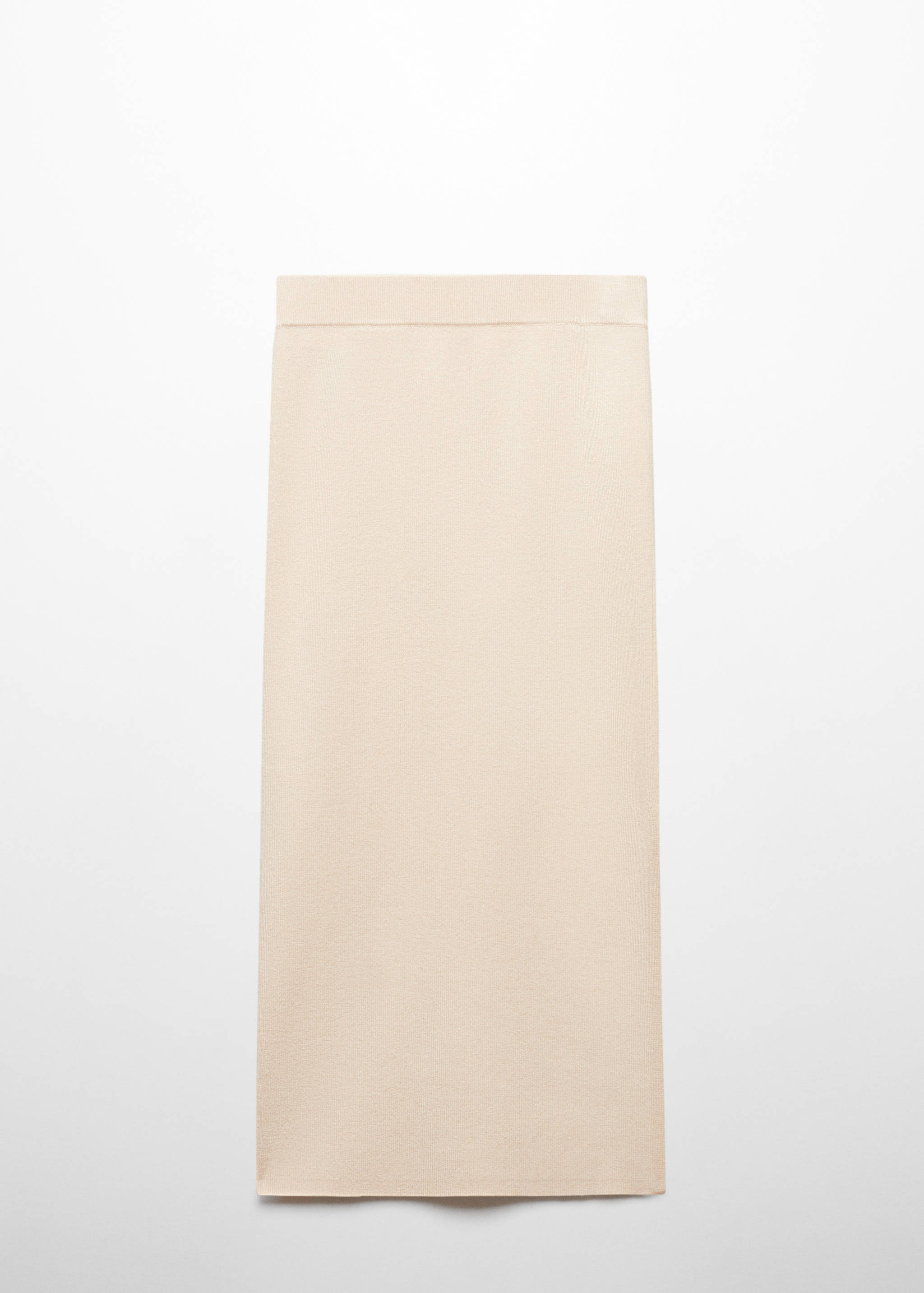 Slit knitted skirt - Article without model