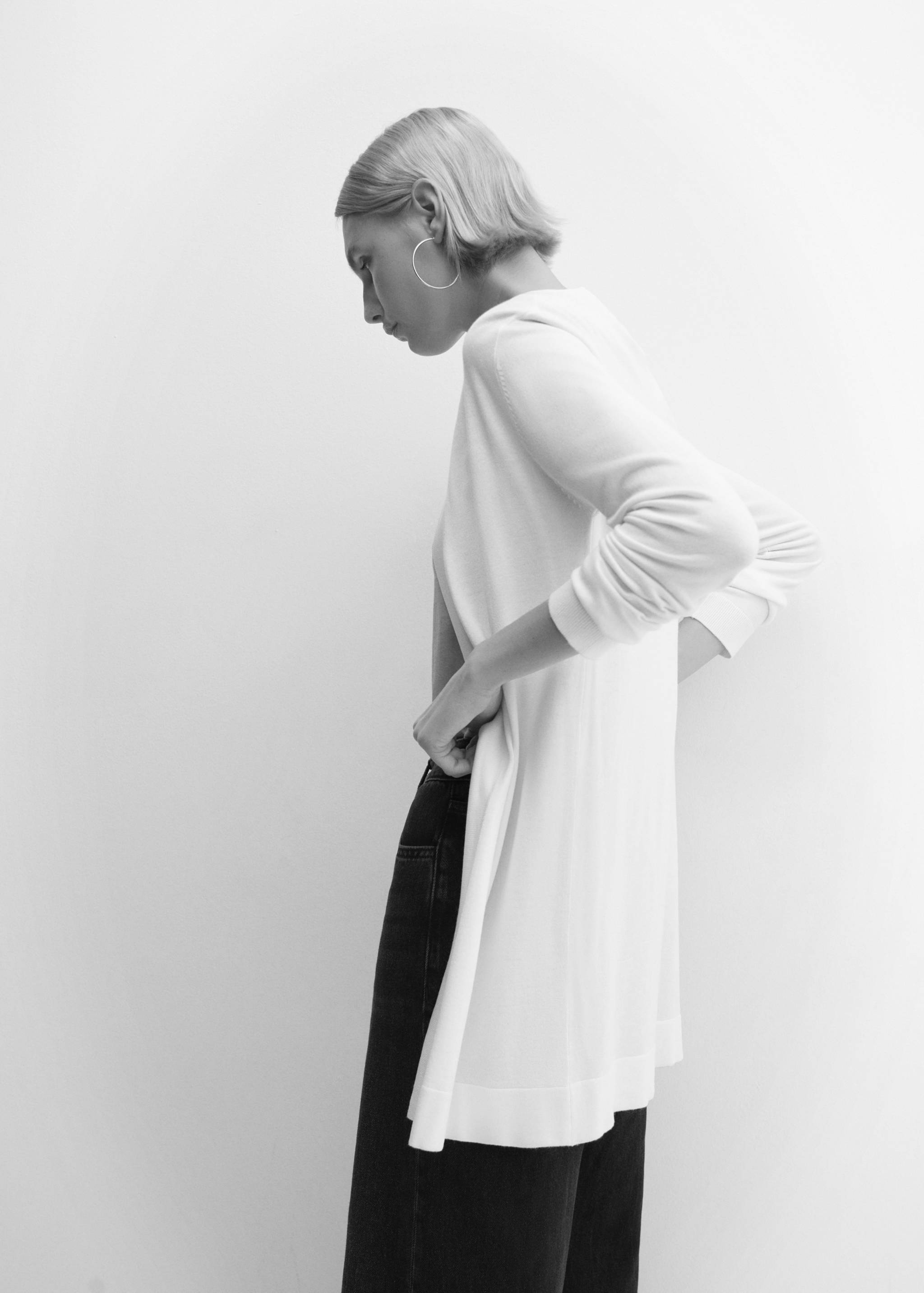 Fine-knit cardigan - Details of the article 2