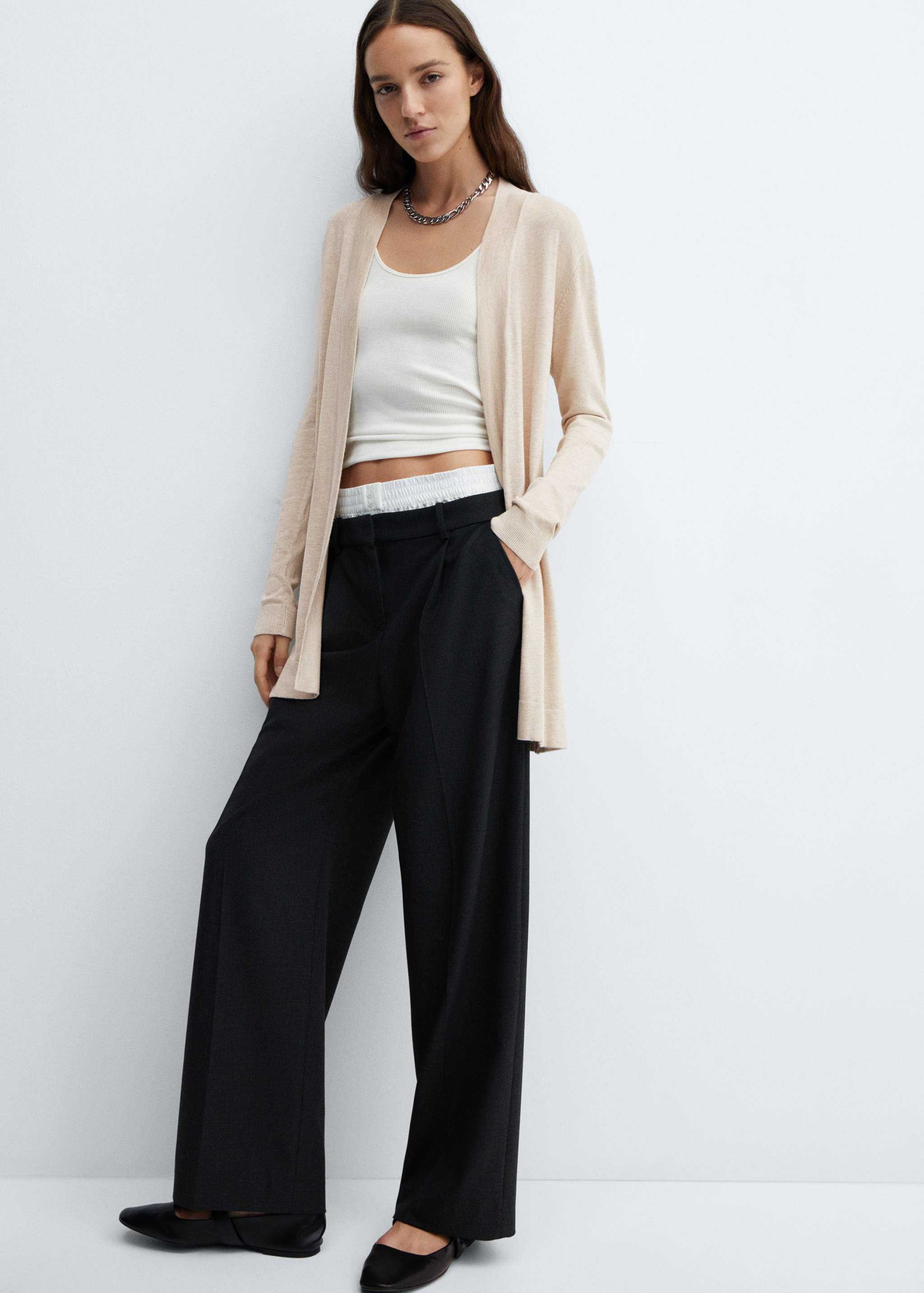 Fine-knit cardigan - Details of the article 2