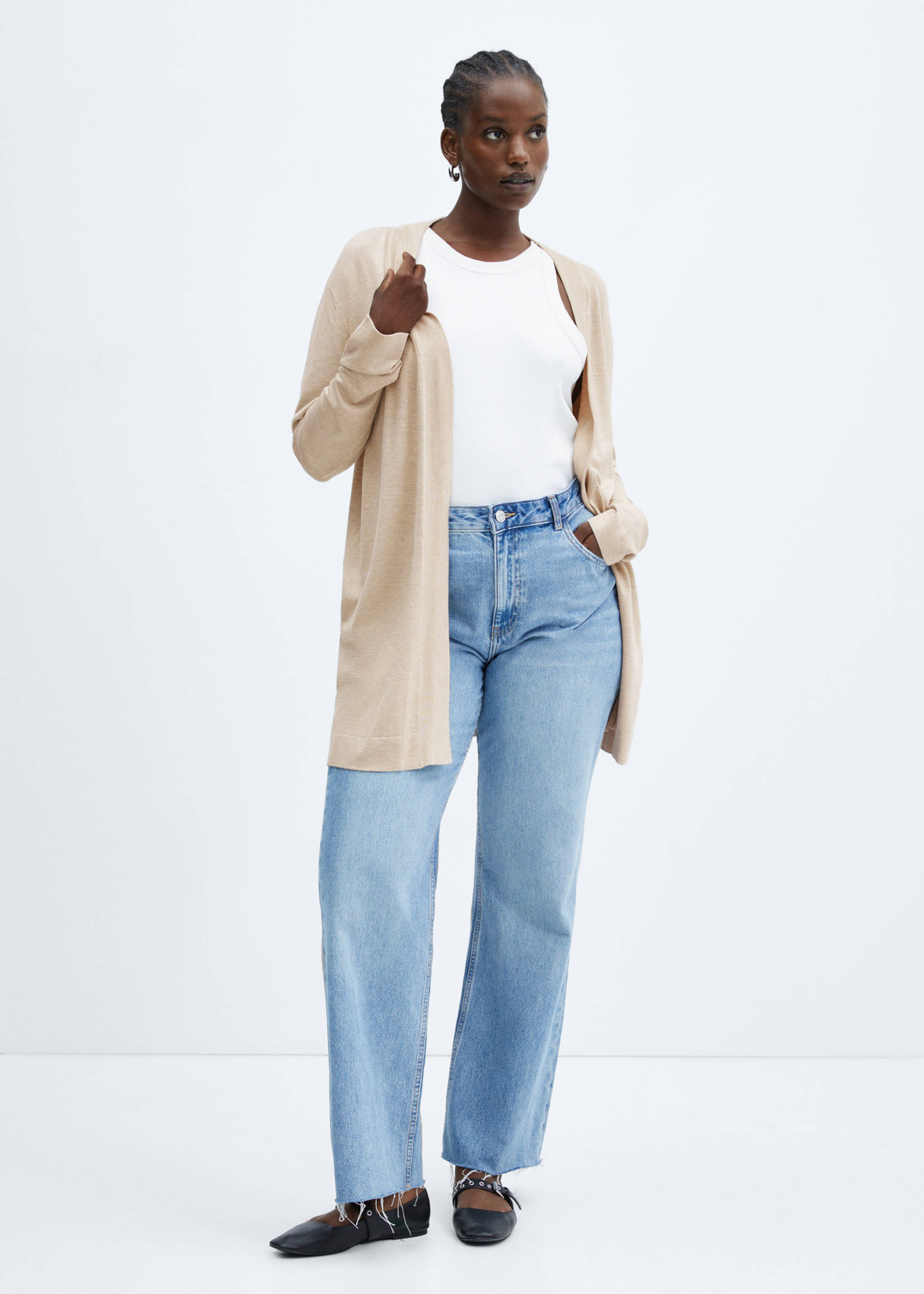 Fine-knit cardigan - Details of the article 3